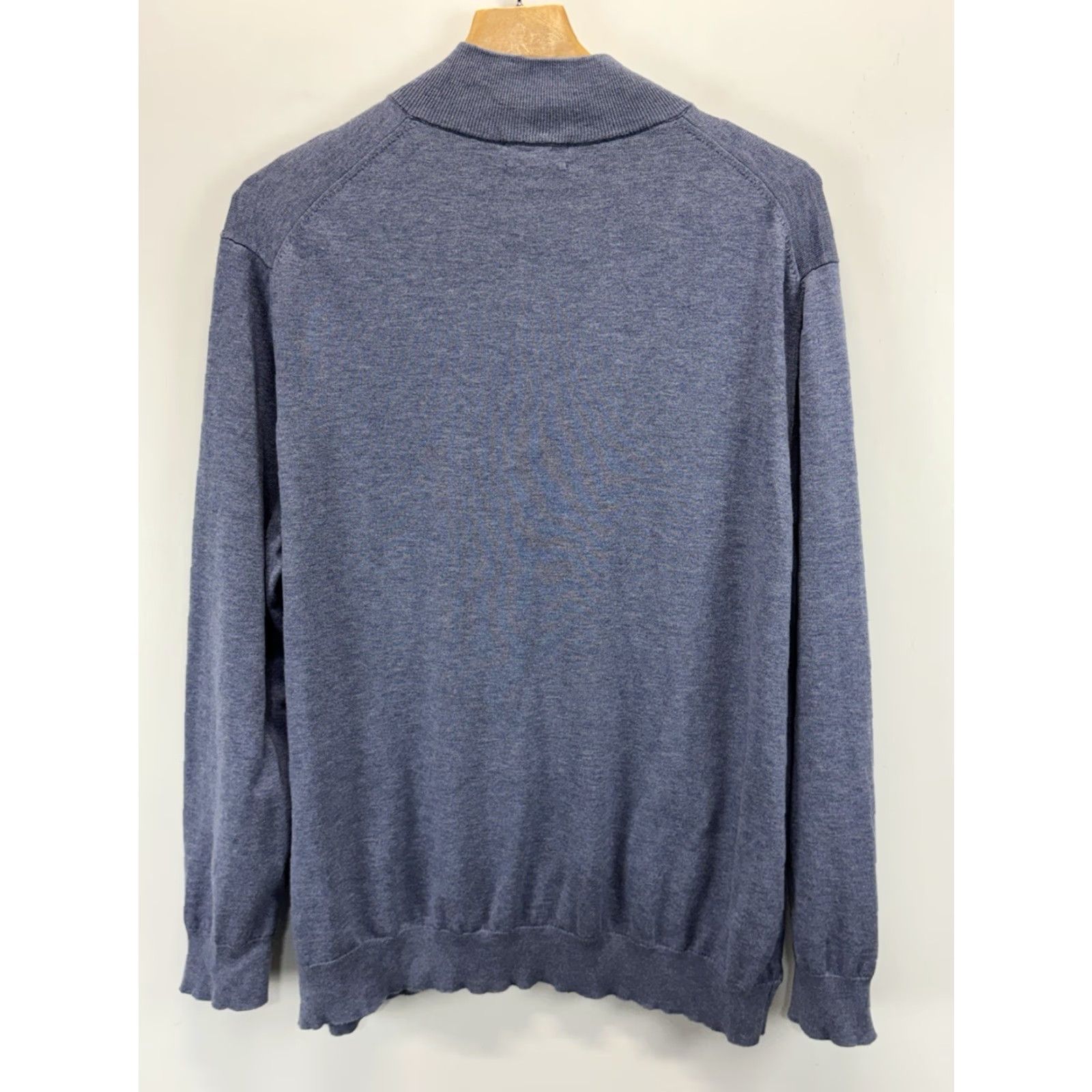 Brooks Brothers Brooks Brothers 1/4 Zip Sweater Blue Supima Cotton Pullover Mens 2XL XL N/A? Size US XXL / EU 58 / 5 - 3 Thumbnail