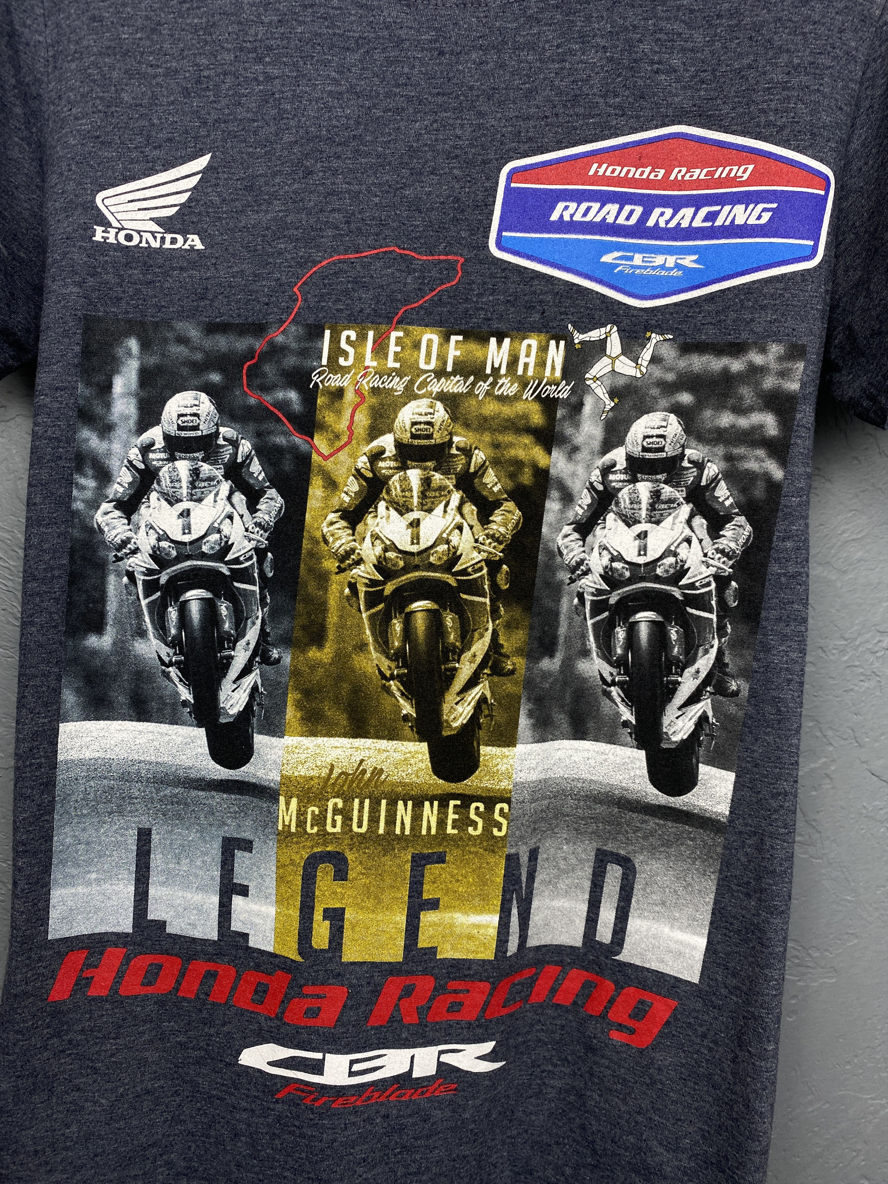 Honda × Vintage Honda CBR Vintage Racing Team Mens Crew Neck T-Shirt Tee Size US S / EU 44-46 / 1 - 3 Thumbnail