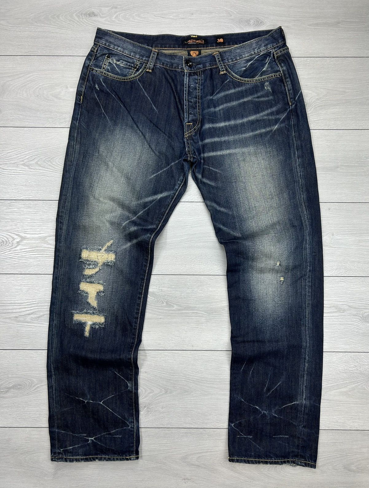 Ed Hardy Ed Hardy Vintage Baggy Jeans size 38 Size US 38 / EU 54 - 4 Thumbnail