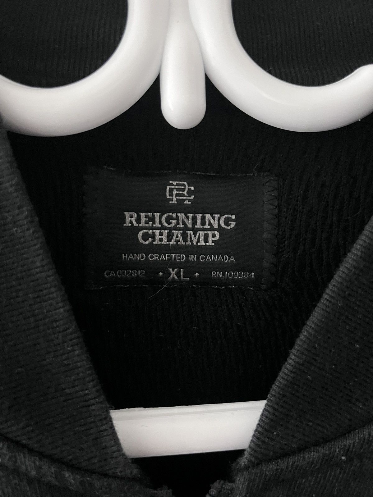 Reigning Champ Reigning Champ Fleece Bomber XL Black Size US XL / EU 56 / 4 - 2 Thumbnail