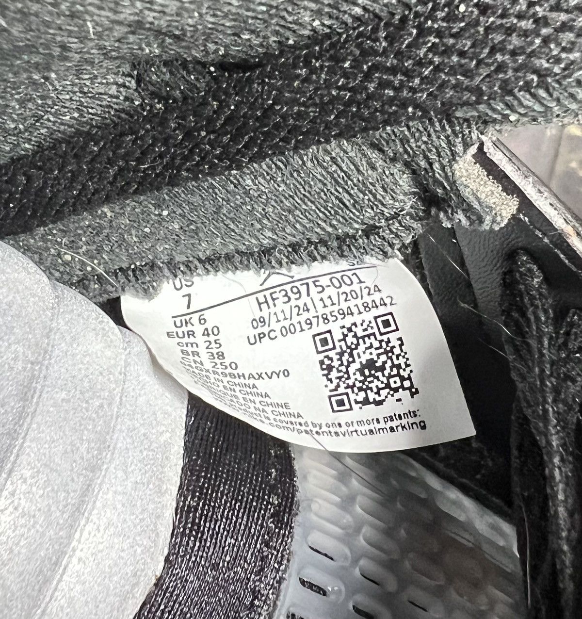 Nike Air Jordan Retro OG Black Metallic Reimagined Sz