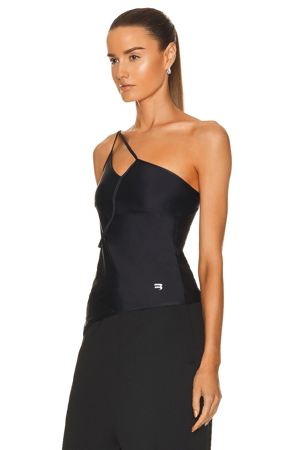 Balenciaga o1y0625 Bodycon Mini Dress in Black Size M / US 6-8 / IT 42-44 - 3 Thumbnail