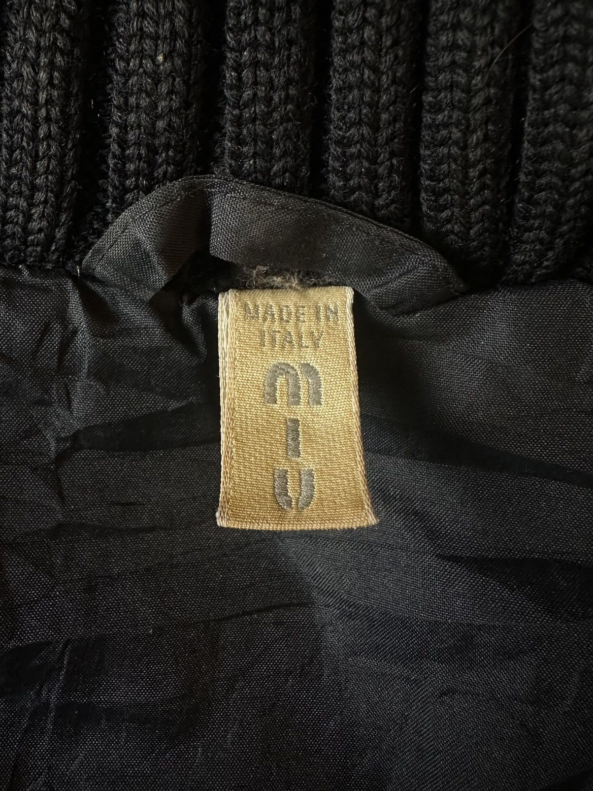 Miu Miu FW1999 Nylon Ribbed Wool Hooded Tech Jacket Size US M / EU 48-50 / 2 - 6 Thumbnail
