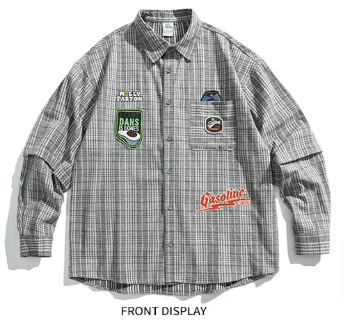 Japanese Brand × Vintage "Gasoline-L" Shirt Size US L / EU 52-54 / 3 - 1 Thumbnail