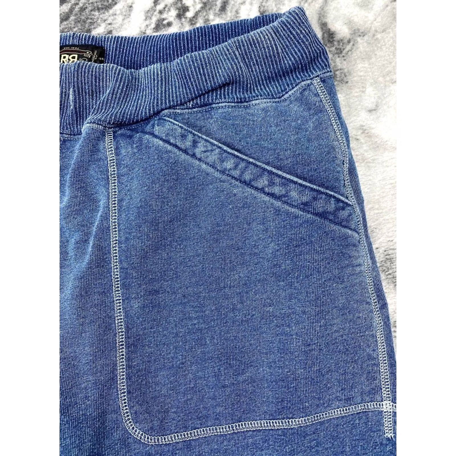 Ralph Lauren Ralph Lauren RRL Indigo Cotton Sweatpants Men L Blue Size US 33 - 4 Thumbnail