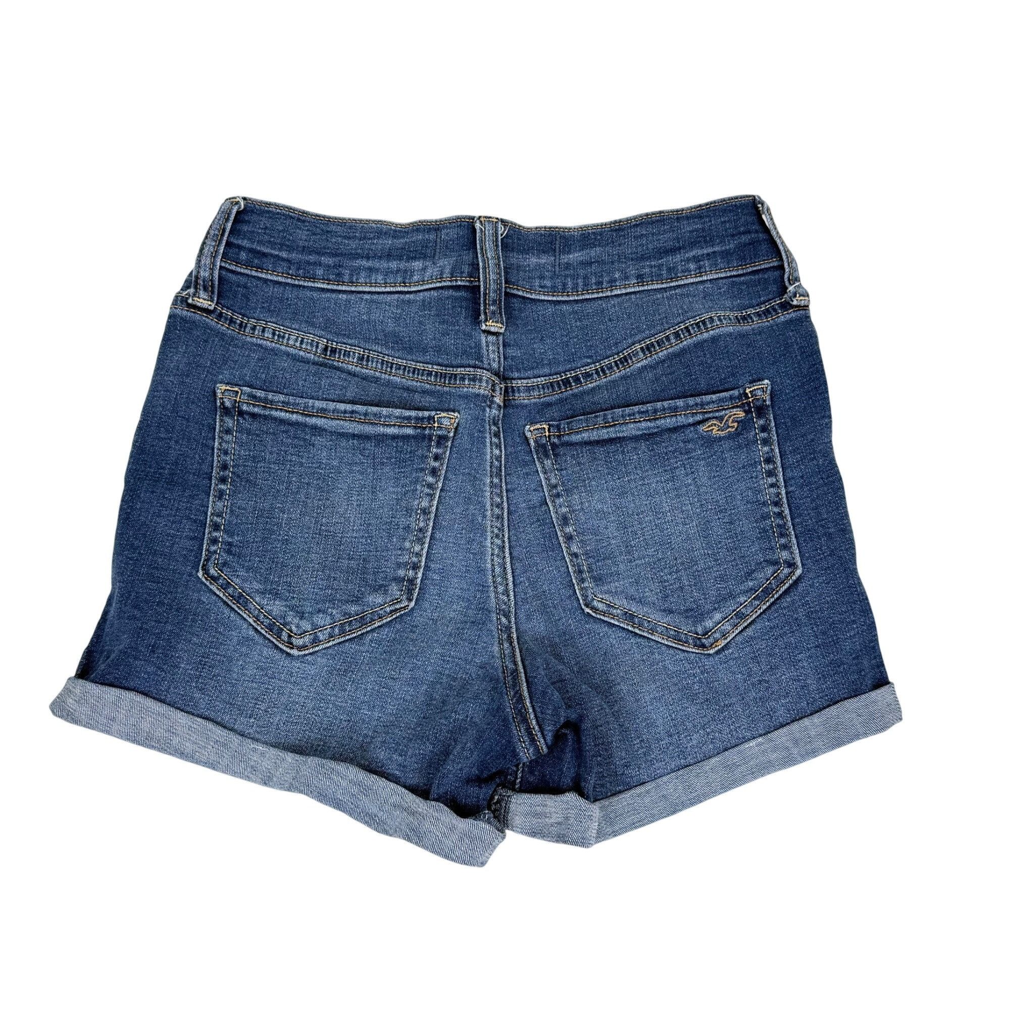 Hollister Hollister Advanced Stretch Hi-Rise 3" Denim Shorts Size 3 Size 26" / US 2 / IT 38 - 3 Thumbnail