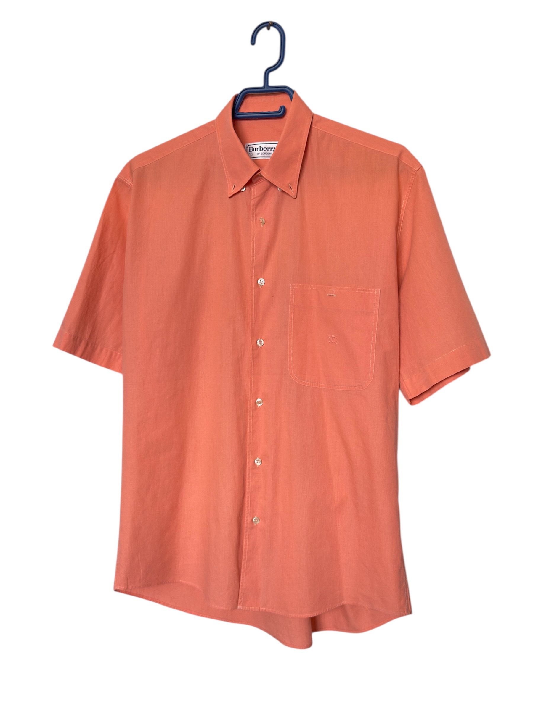 Burberry 🔥 burberry summer shirt pink salmon 🍣 size L Size US L / EU 52-54 / 3 - 1 Thumbnail