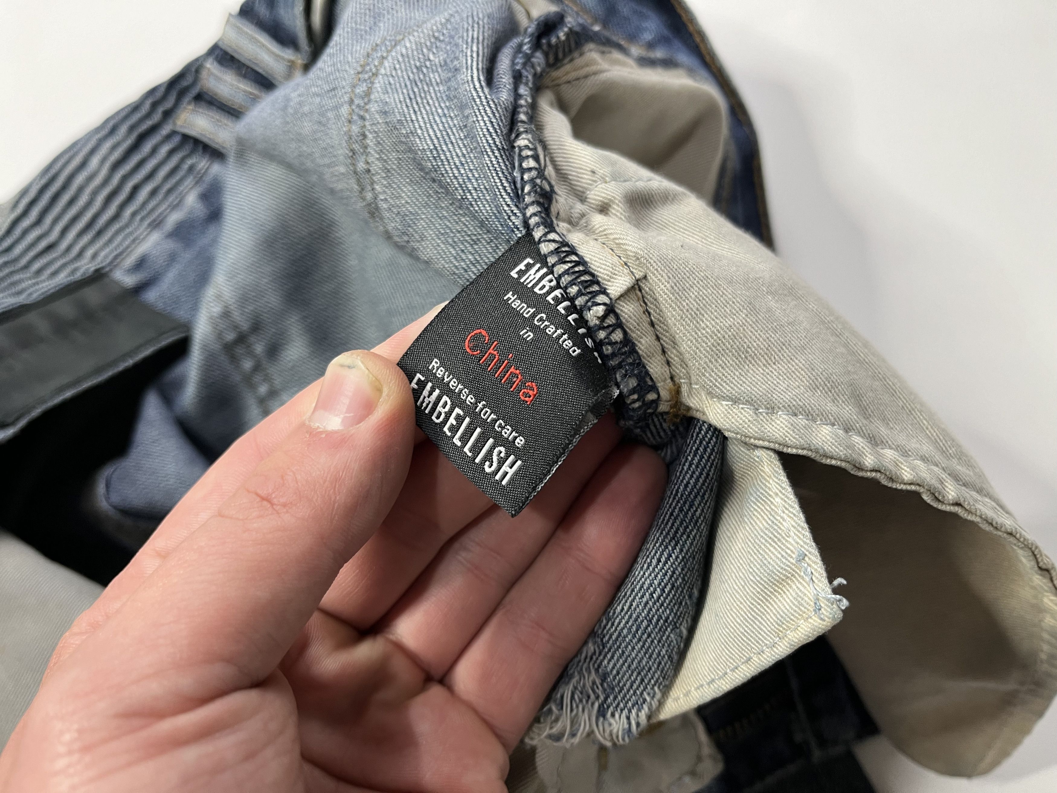 Embellish Embellish biker destroyed jeans Size US 33 - 9 Thumbnail