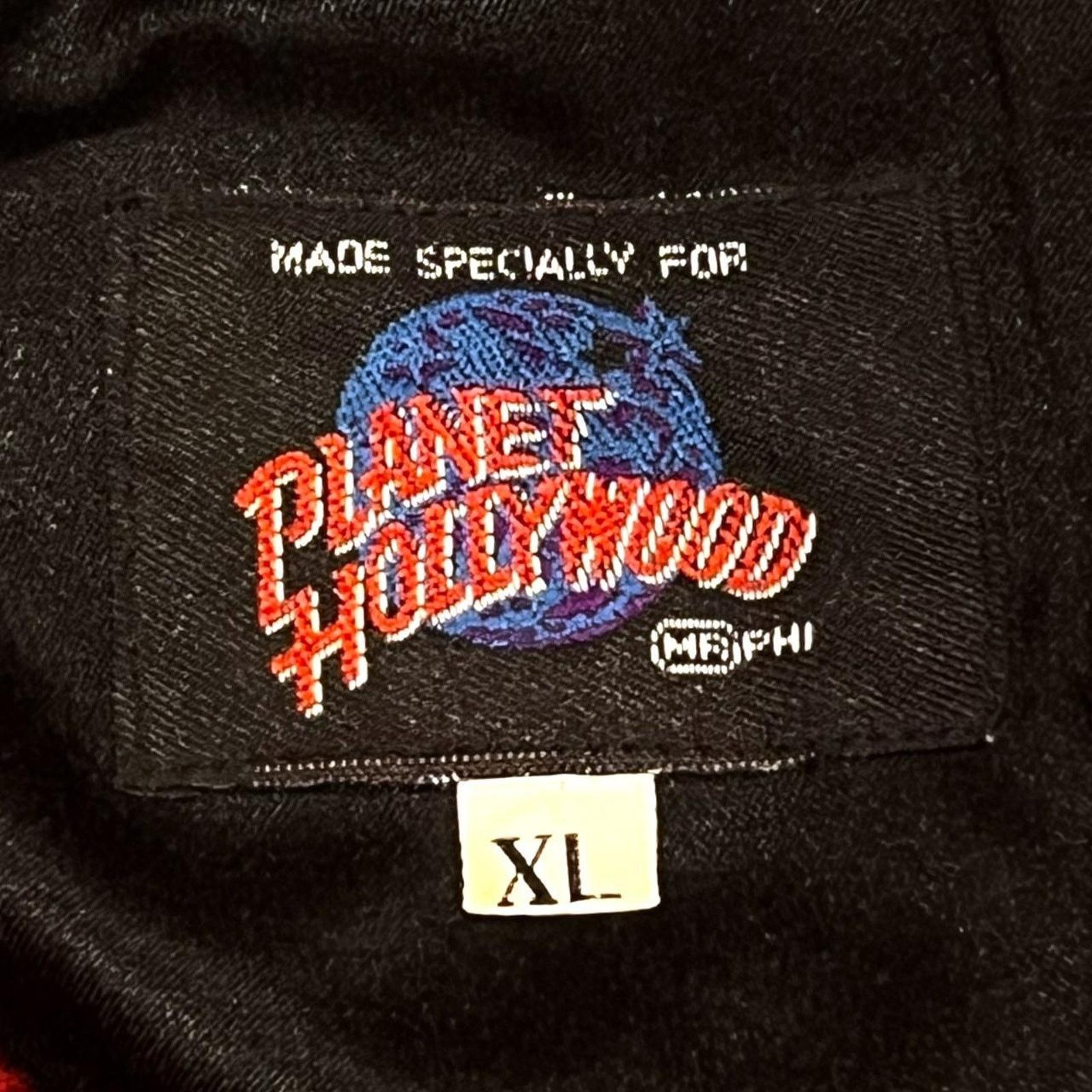 Planet Hollywood Planet Hollywood Vintage 90’s Cancun Leather Varsity Jacket Size US XL / EU 56 / 4 - 6 Thumbnail