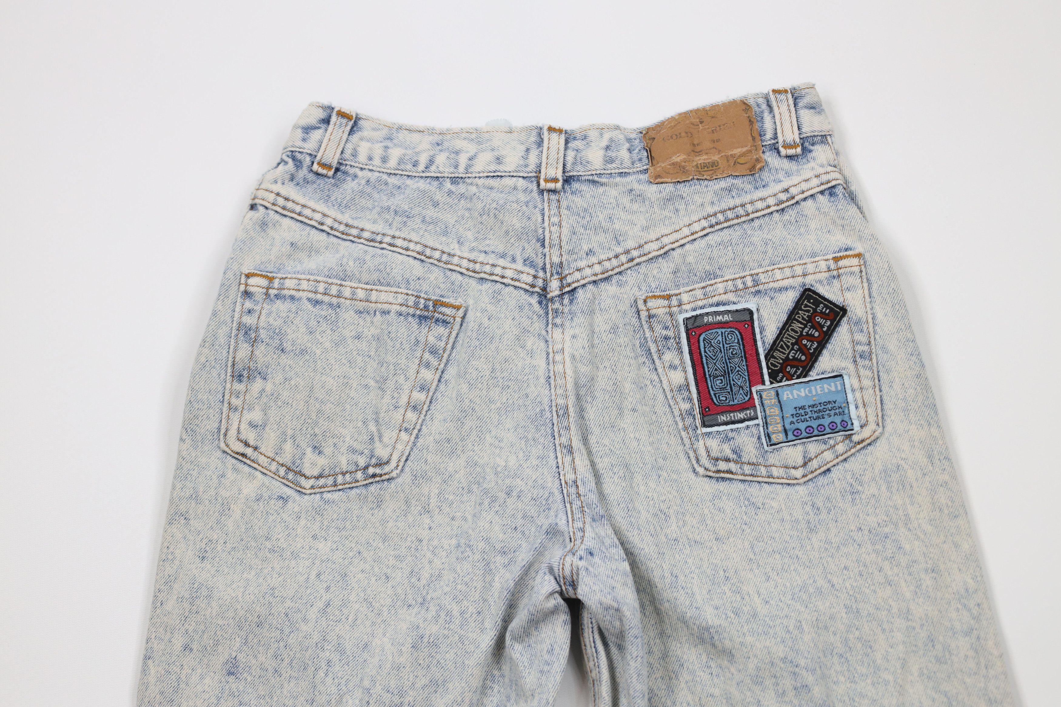 Vintage Vintage 90s Streetwear Acid Wash Straight Leg Denim Jeans Size 26" / US 2 / IT 38 - 11 Thumbnail