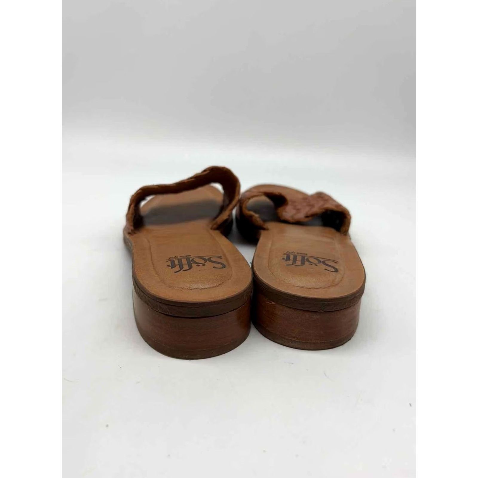 Vintage Sofft Tan Size 9 Slide Sandals Size US 9 / IT 39 - 3 Thumbnail