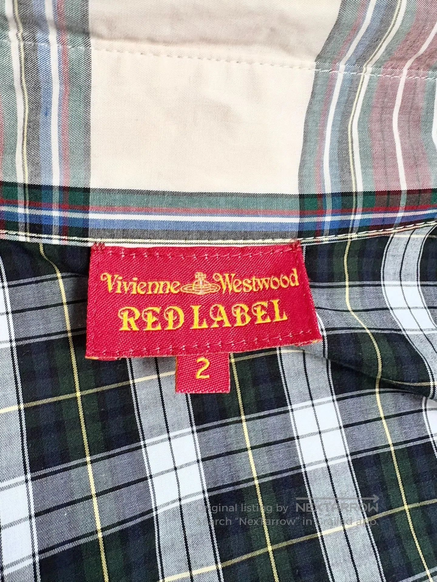 Vivienne Westwood Vivienne Westwood Vintage Plaid Bow Shirt. Size M / US 6-8 / IT 42-44 - 6 Thumbnail