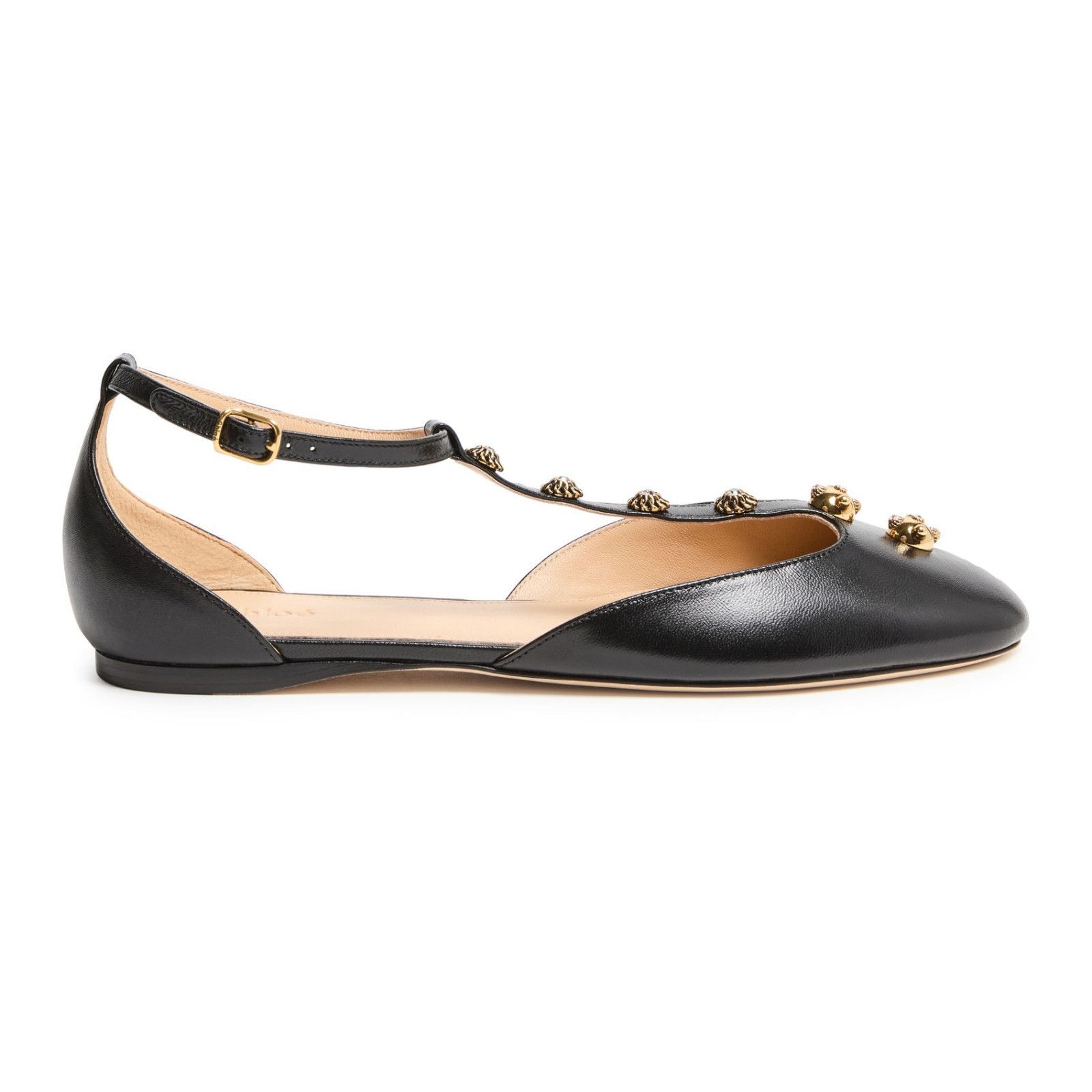 CHLOE Black Celeste Ballerina Flats New & Authentic (Women's