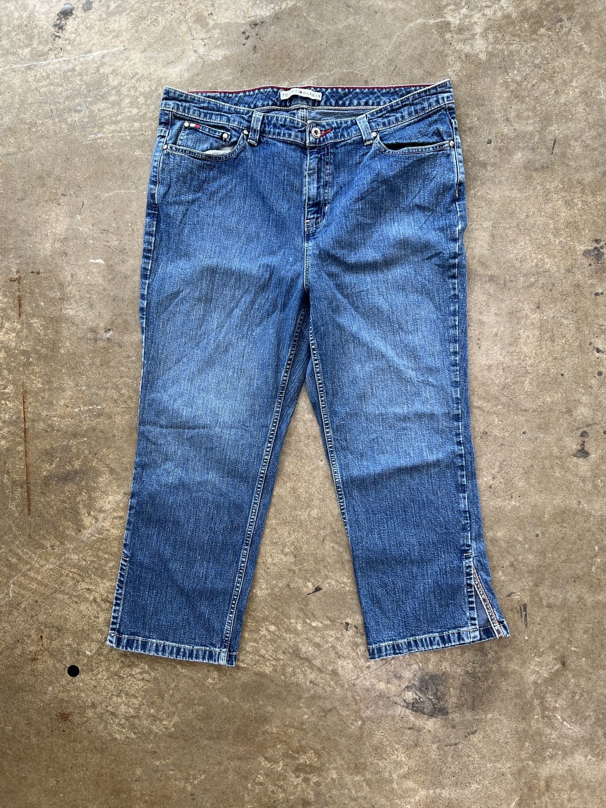 Tommy Hilfiger Tommy Hilfiger Capri Denim Pant 36x23.5 Size US 36 / EU 52 - 2 Thumbnail