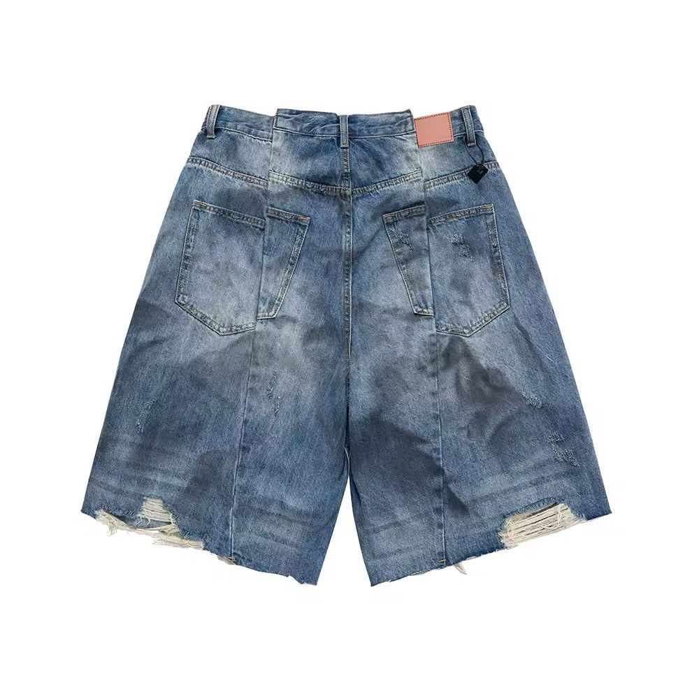Other Washed Dirty High Street Ripped Distressed Baggy Jeans Size US 32 / EU 48 - 4 Thumbnail