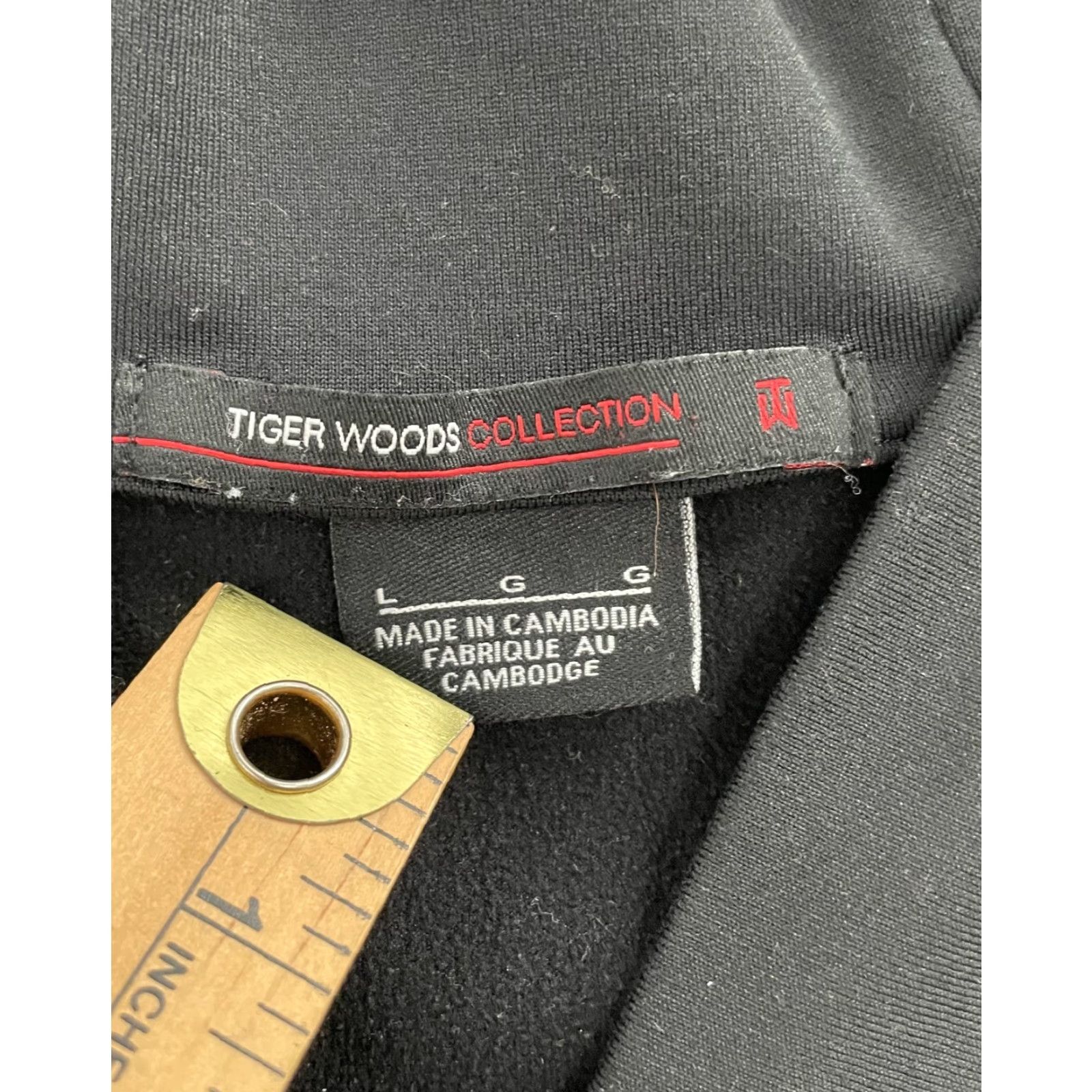 Nike Nike Tiger Woods Collection Jacket Adult Large Black 1/4 Zip Blade Collar PAC L Size US L / EU 52-54 / 3 - 7 Thumbnail