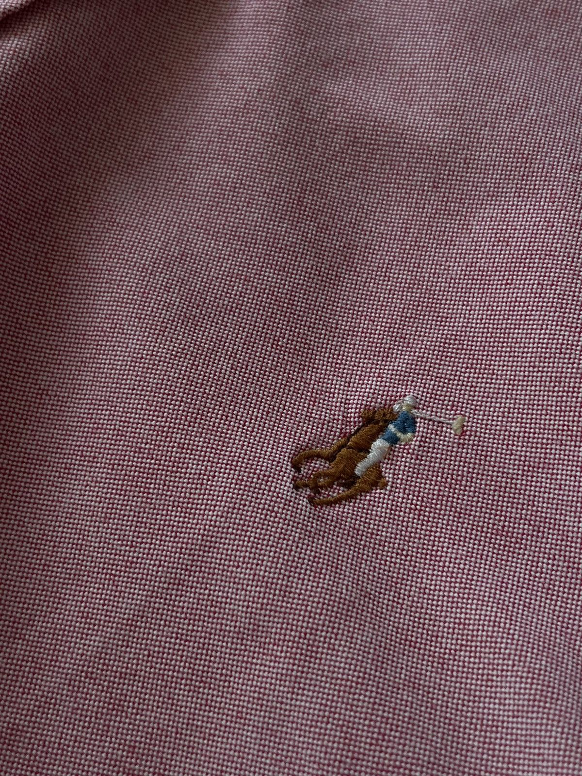 Polo Ralph Lauren × Ralph Lauren ‼️Polo Ralph Lauren RRL Coloured Logo Pink Luxury Shirt‼️ Size US L / EU 52-54 / 3 - 13 Thumbnail
