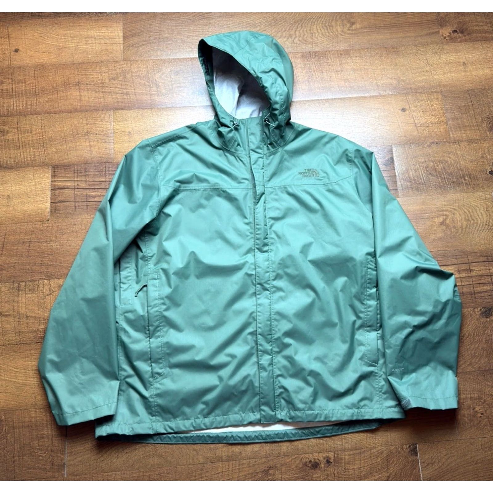 The North Face The North Face Venture 2 DryVent Waterproof Hooded Rain Jacket Sz 3XL Green Size US XXL / EU 58 / 5 - 2 Thumbnail