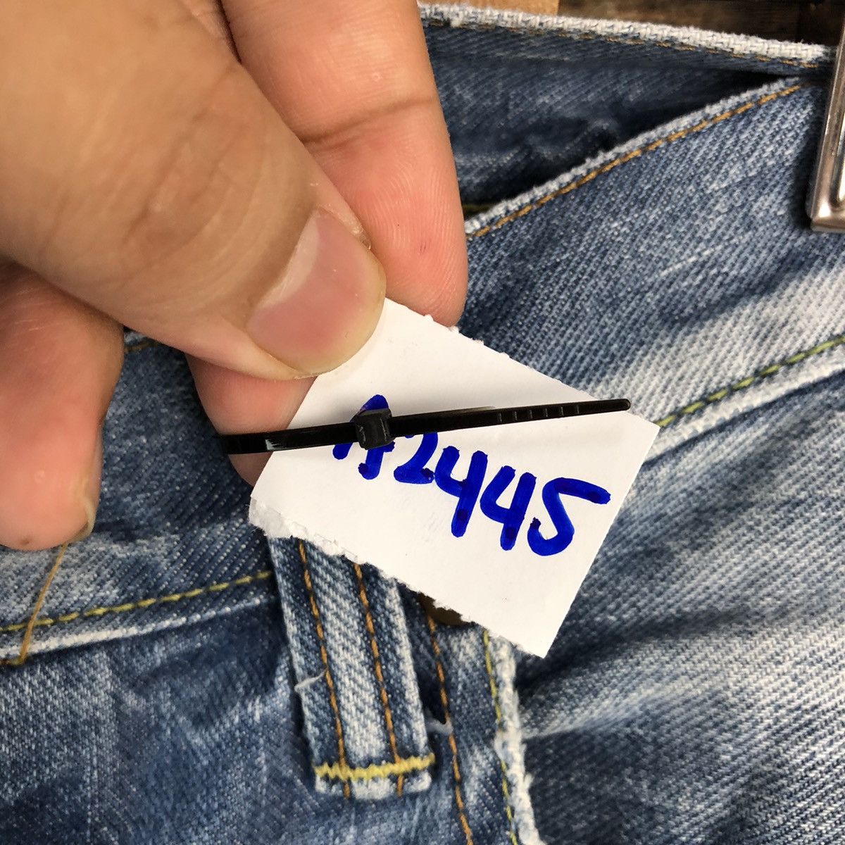 The Superior Labor DL The Superior Labor selvedge Distressed Denim Pants #A2445 Size US 32 / EU 48 - 13 Thumbnail