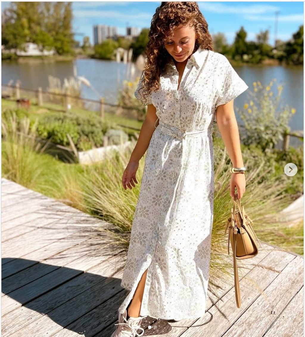 Zara Zara Rubberized embroidery midi dress Size M Size M / US 6-8 / IT 42-44 - 1 Thumbnail