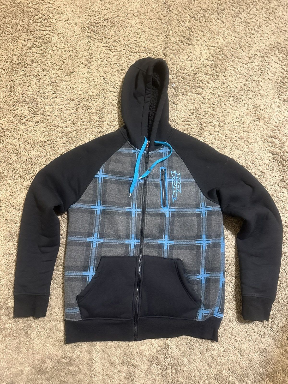 No Fear × Vintage Vintage No Fear “blue & black” hoodie 90s size Medium Size US M / EU 48-50 / 2 - 1 Thumbnail