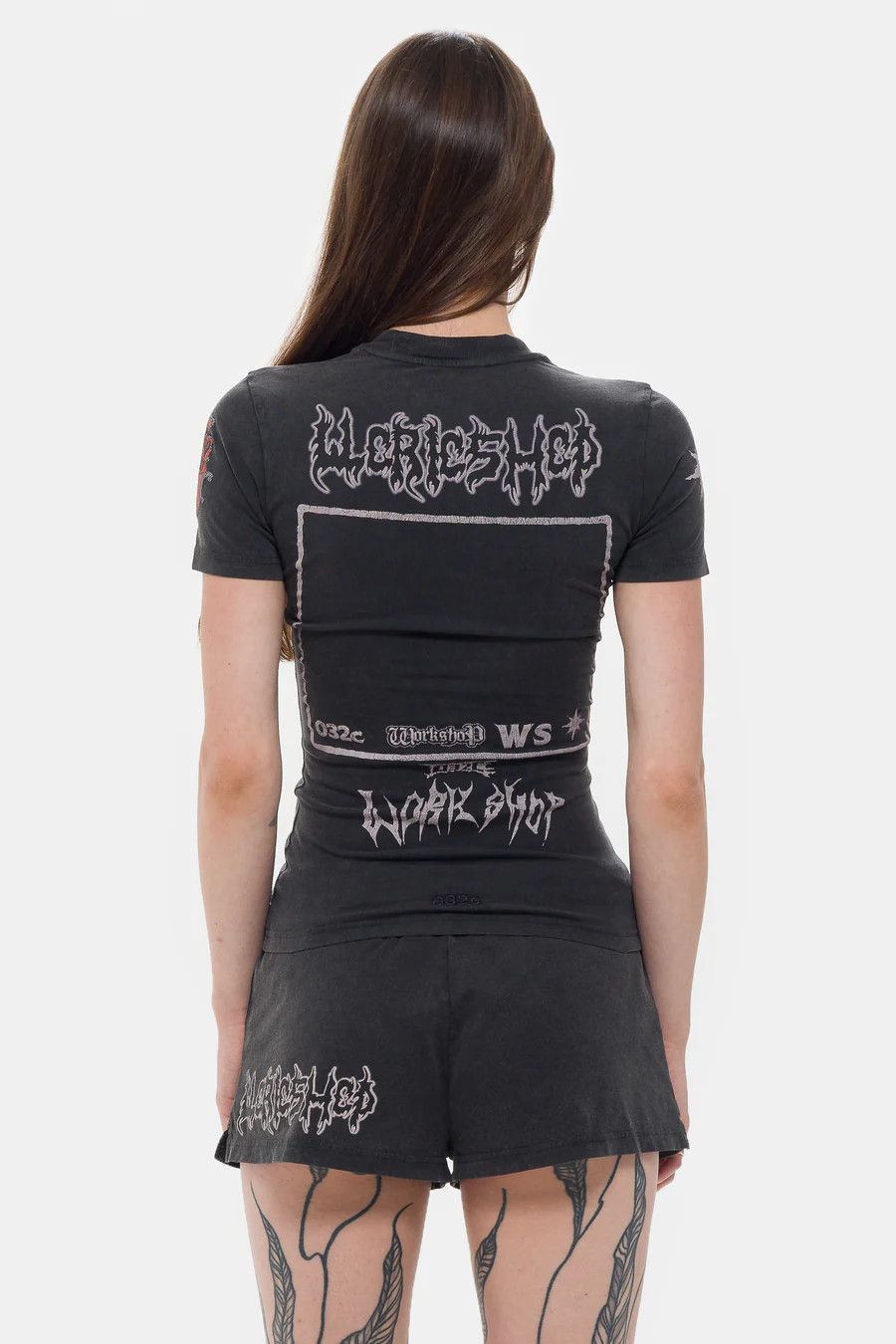 032c o1mle1125 Telepresence Tight Cut T-Shirt in Black Size L / US 10 / IT 46 - 3 Thumbnail