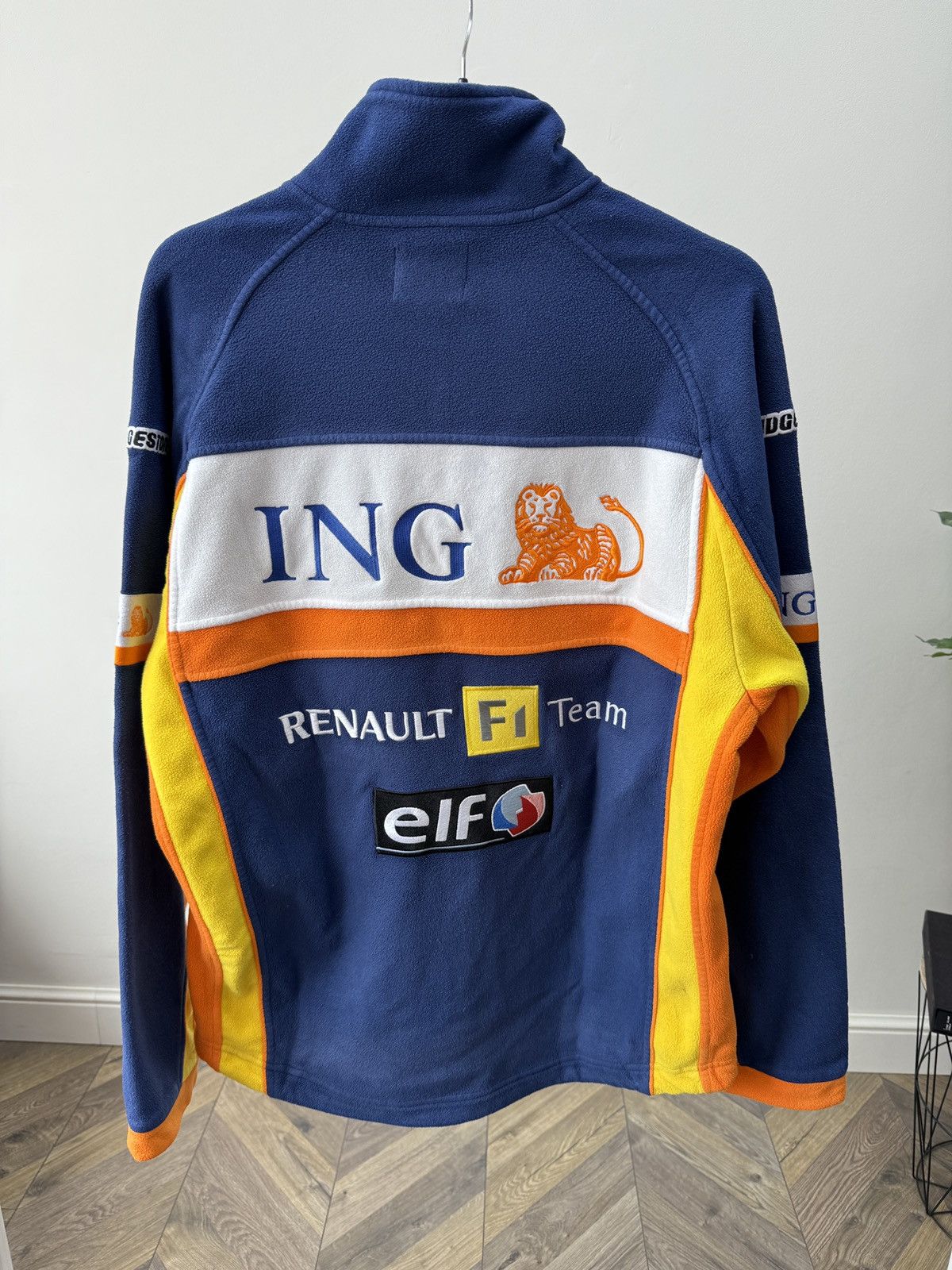 Other Vintage Renault F1 Team ING Fleece Jacket Size US L / EU 52-54 / 3 - 13 Thumbnail
