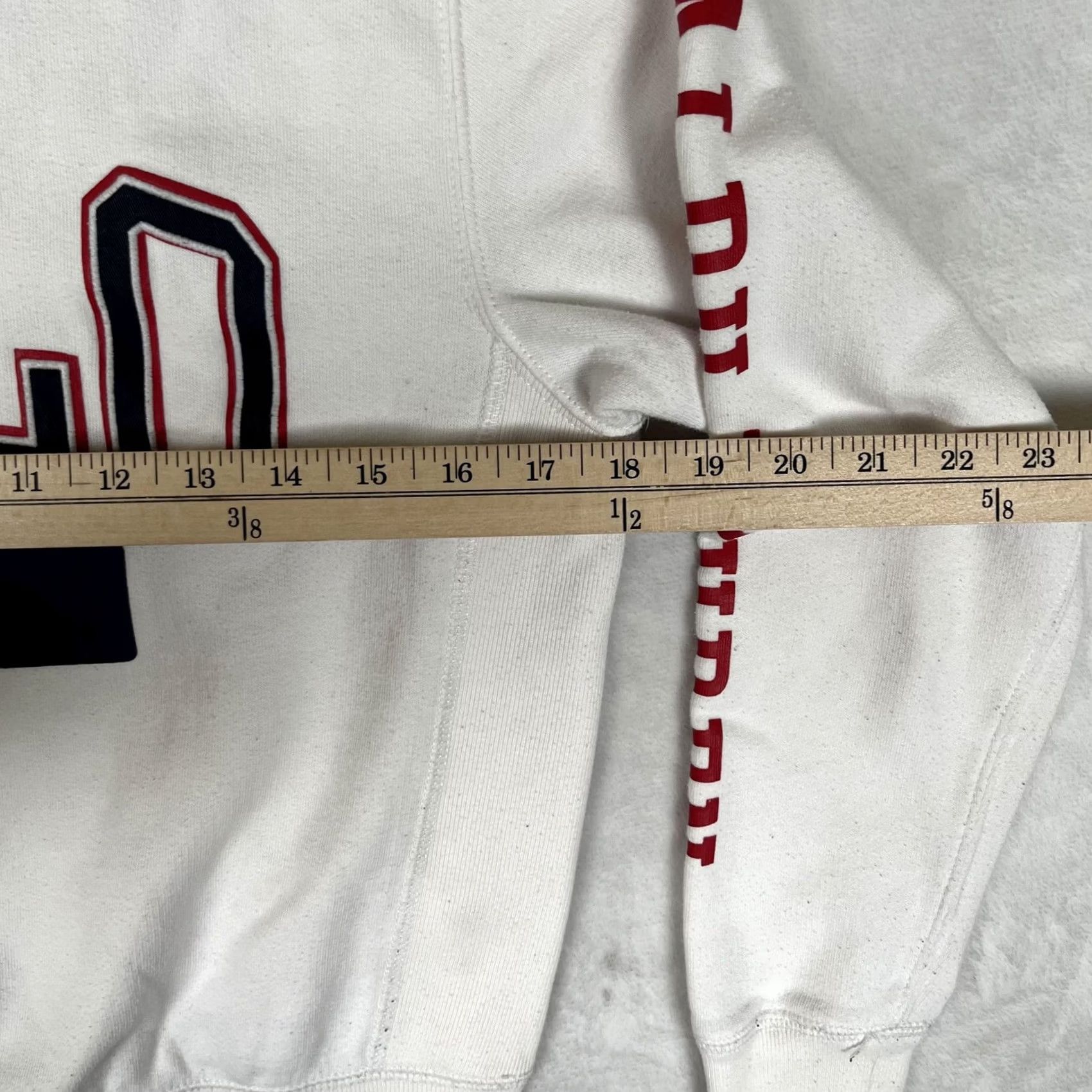 Polo Ralph Lauren Polo Ralph Lauren Sweatshirt Womens Small White Fleece Crewneck Graphic Print 67 Polo 67 Graphic Print Logo Sleeve Size S / US 4 / IT 40 - 6 Thumbnail