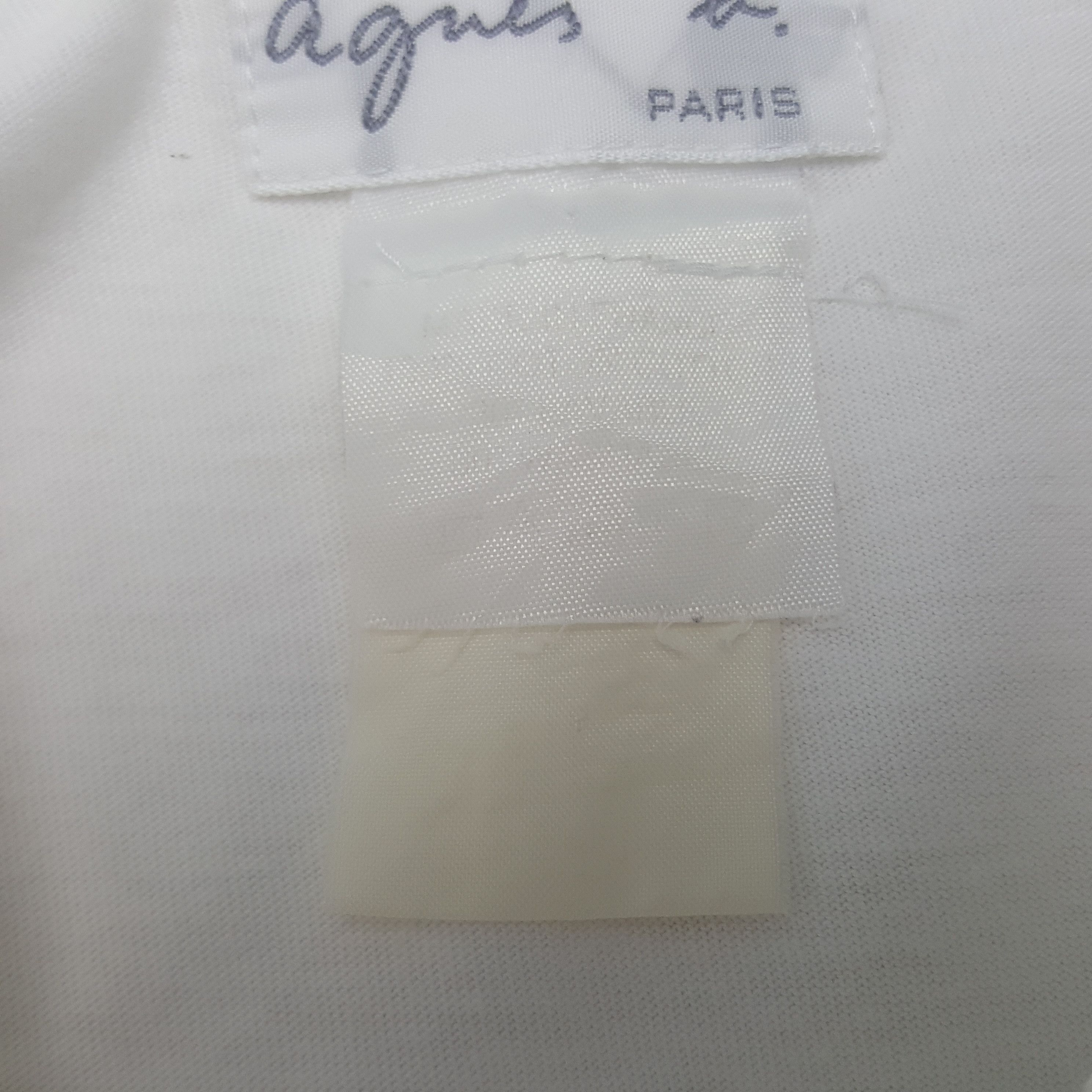 agnes b. Vintage Agnes b Paris Centre Logo Tshirt Size US M / EU 48-50 / 2 - 5 Thumbnail