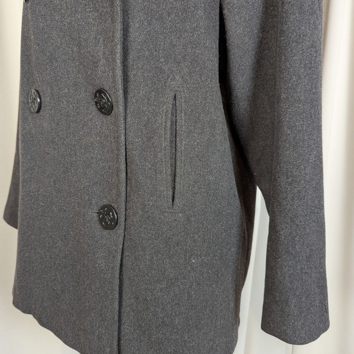 Other J. Percy Double Breasted Peacoat Gray Size 10 Size L / US 10 / IT 46 - 15 Thumbnail