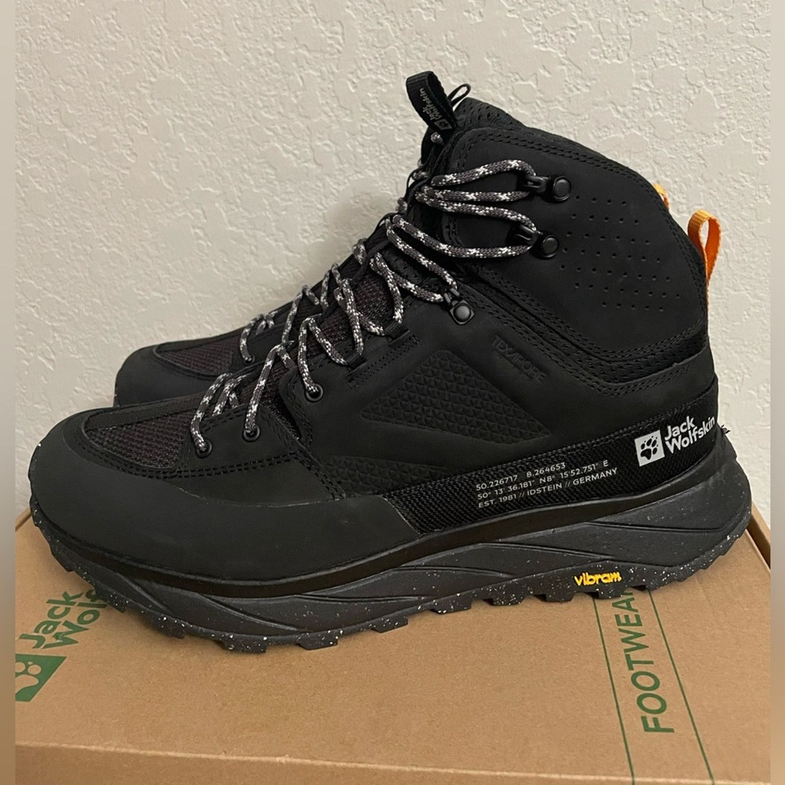 Vintage Jack Wolfskin Terraquest Texapore Hiking Shoe Black Men 11.5 Size US 11.5 / EU 44-45 - 4 Thumbnail