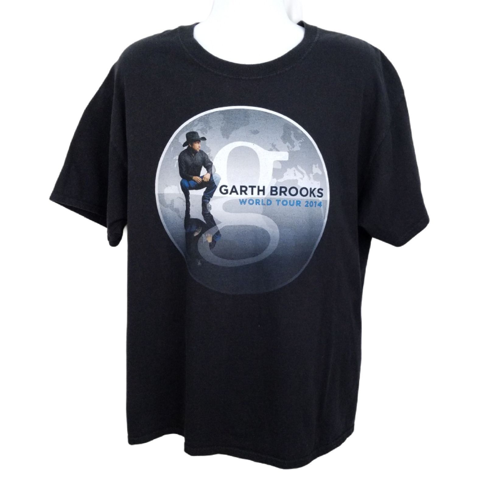 Hanes Garth Brooks World Tour 2014 T Shirt Mens XL Chicago Atlanta Size US XL / EU 56 / 4 - 1 Thumbnail