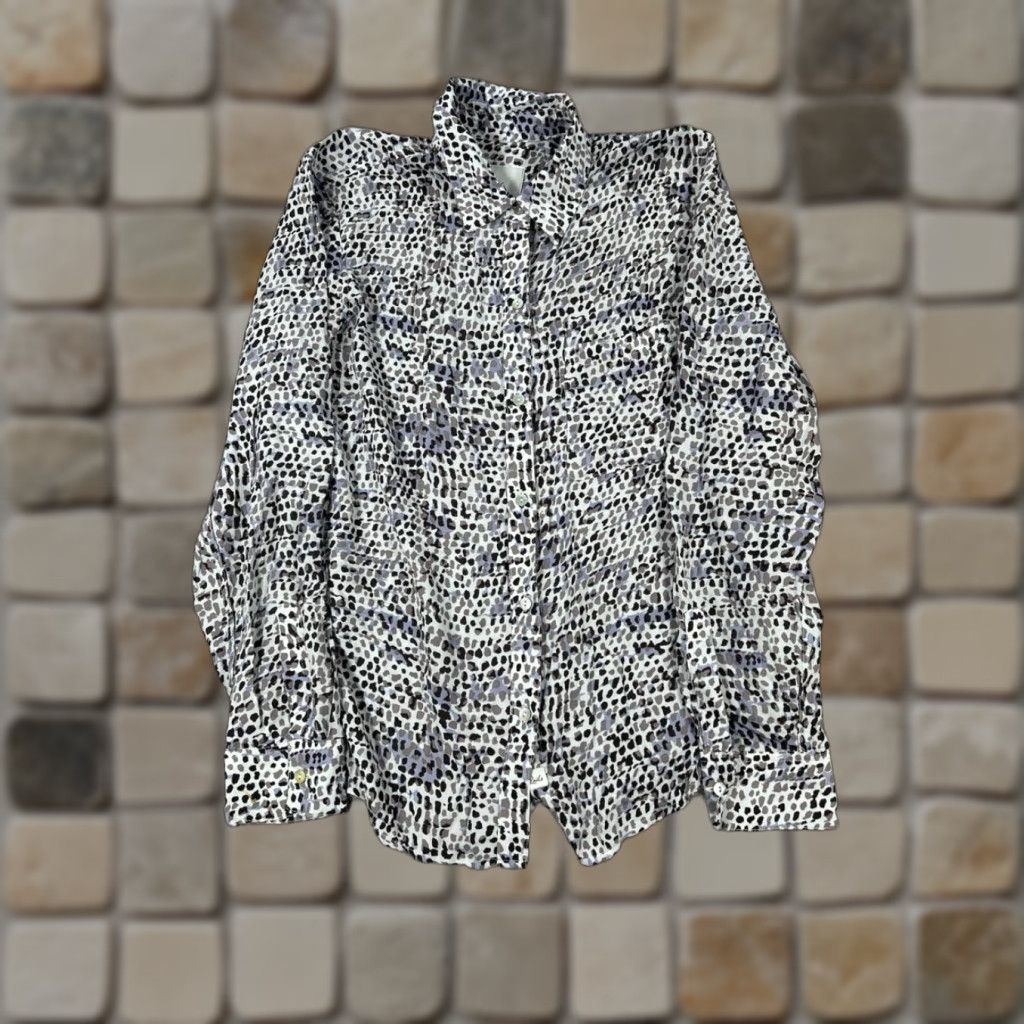 Rails VINTAGE Rails Womens Button-Up Shirt XS Purple Polka Dot Casual Spring Fall Summer Women's Size XS / US 0-2 / IT 36-38 - 1 Thumbnail