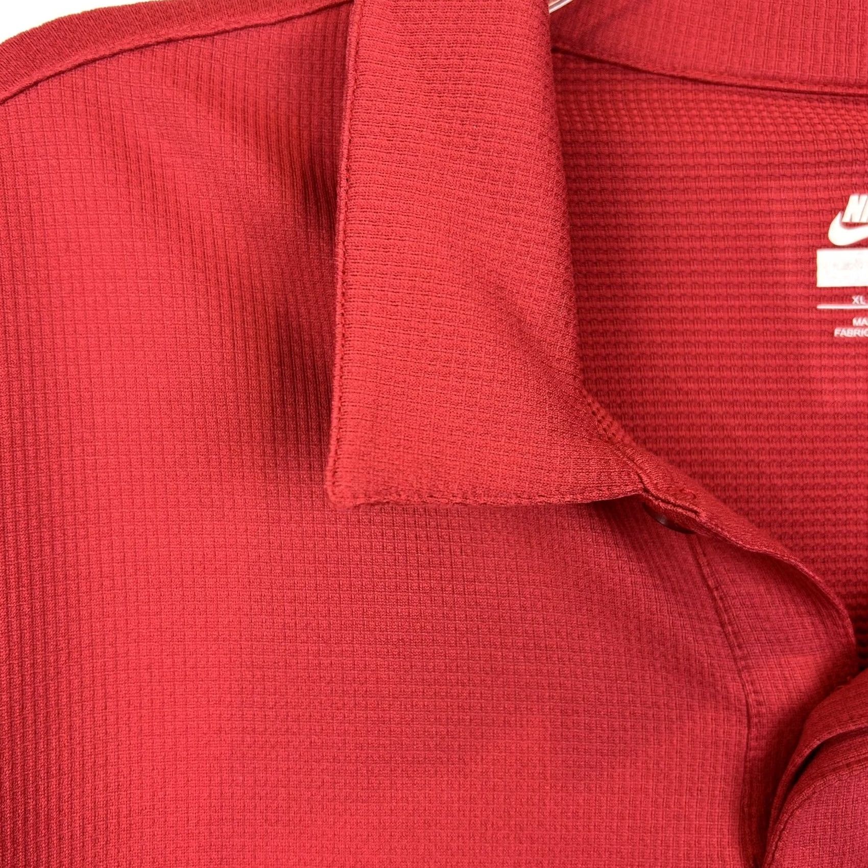 Nike Nike Polo Mens XL Red Black Golf Training Polyester Swoosh Casual Preppy Shirt Size US XL / EU 56 / 4 - 6 Thumbnail