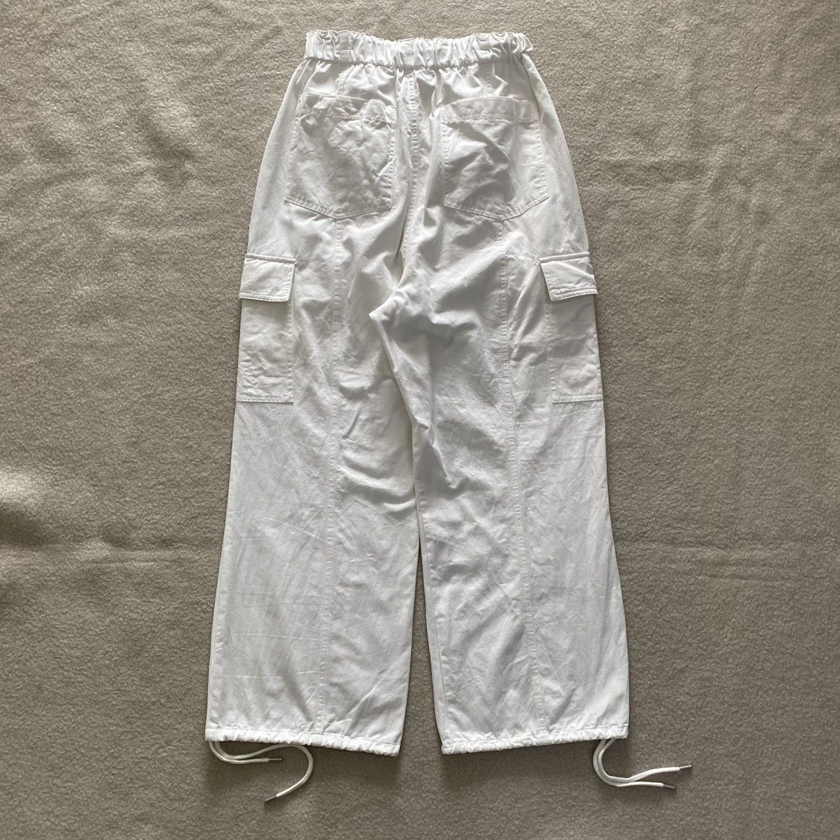 Japanese Brand × Le Grande Bleu (L.G.B.) GRL White Ballon Parachute Cargo Pants w24-34'inches Size 30" / US 8 / IT 44 - 5 Thumbnail