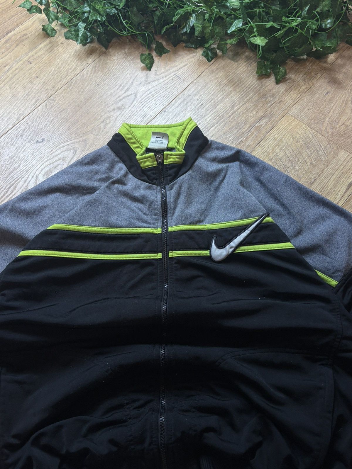 Nike 90s Nike Vintage Track Zip Jacket Double Logo Rare Y2K Size US L / EU 52-54 / 3 - 6 Thumbnail
