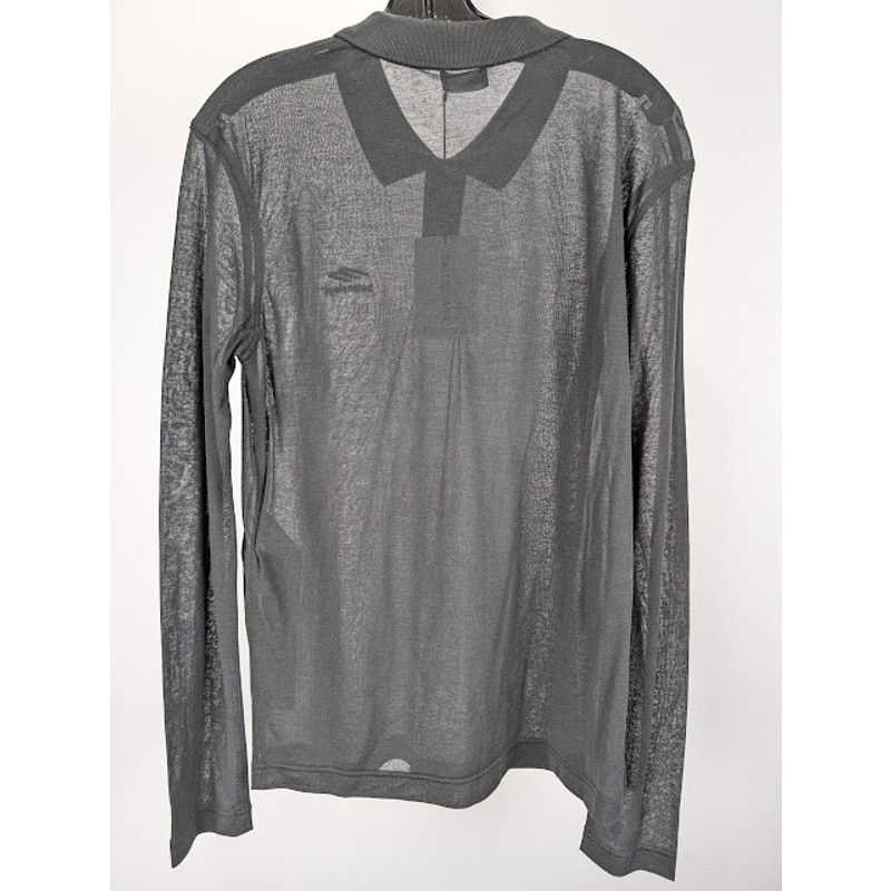 Balenciaga o1rshd1 3b Sport Embro Transp Polo Shirt in Black Size US XL / EU 56 / 4 - 11 Thumbnail