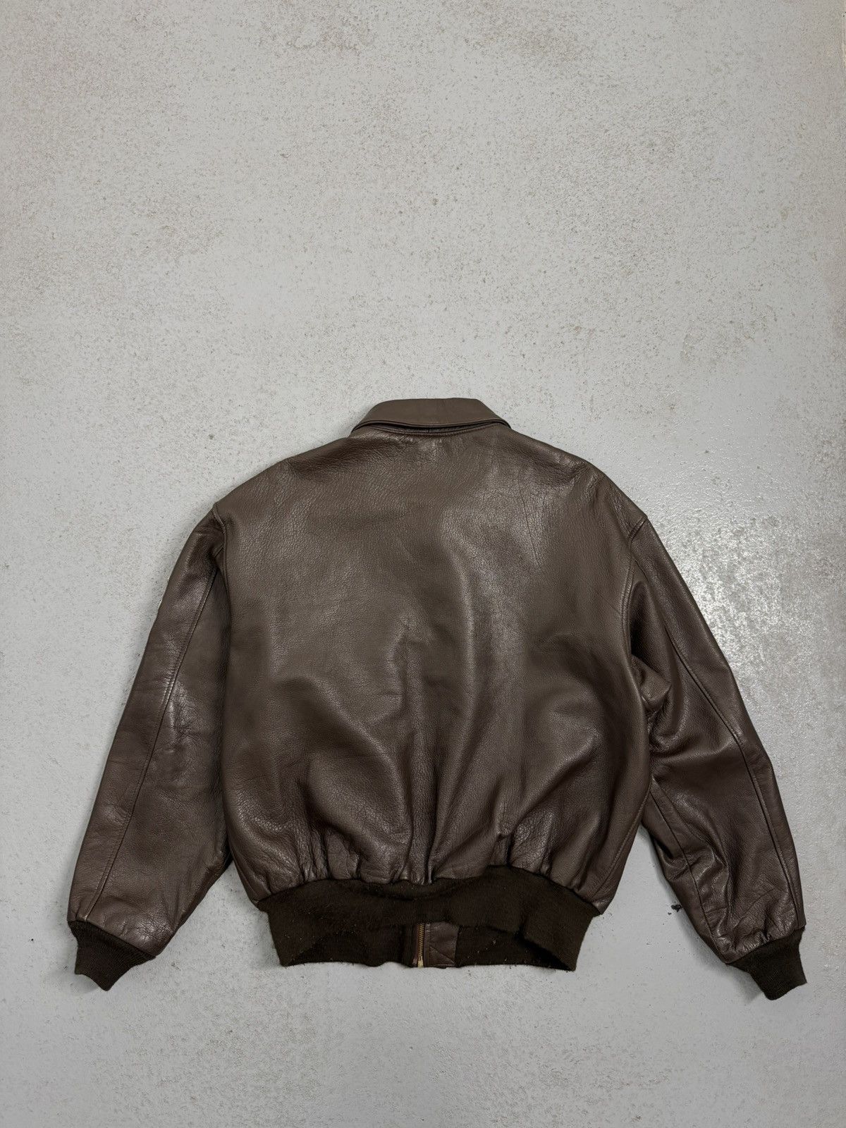 Avirex Vintage Avirex Aviator Military Leather Jacket Size US L / EU 52-54 / 3 - 21 Thumbnail