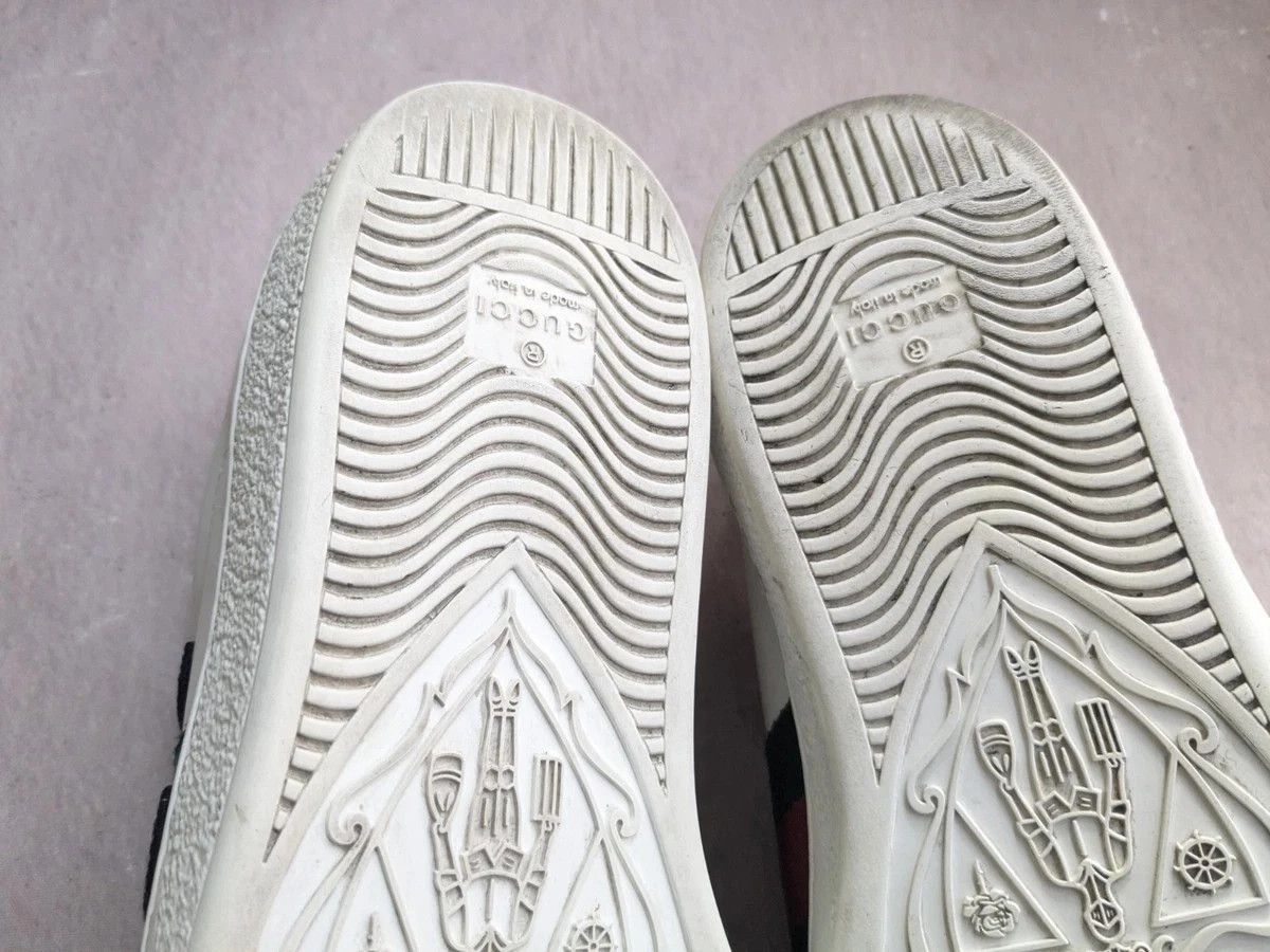 Gucci Gucci Ace Snake White 9 Leather Low Tops Size US 9 / EU 42 - 16 Thumbnail