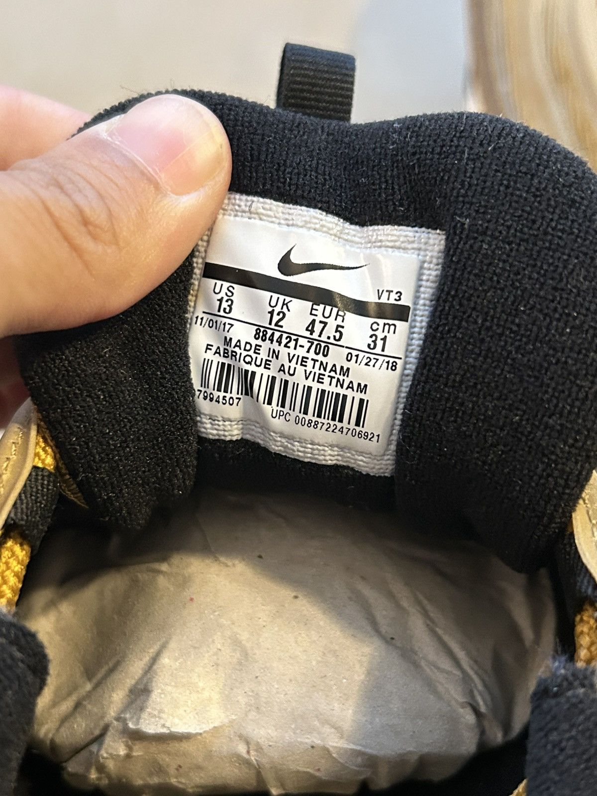 Nike Nike Air Max 97 Metallic Gold Size US 13 / EU 46 - 6 Thumbnail