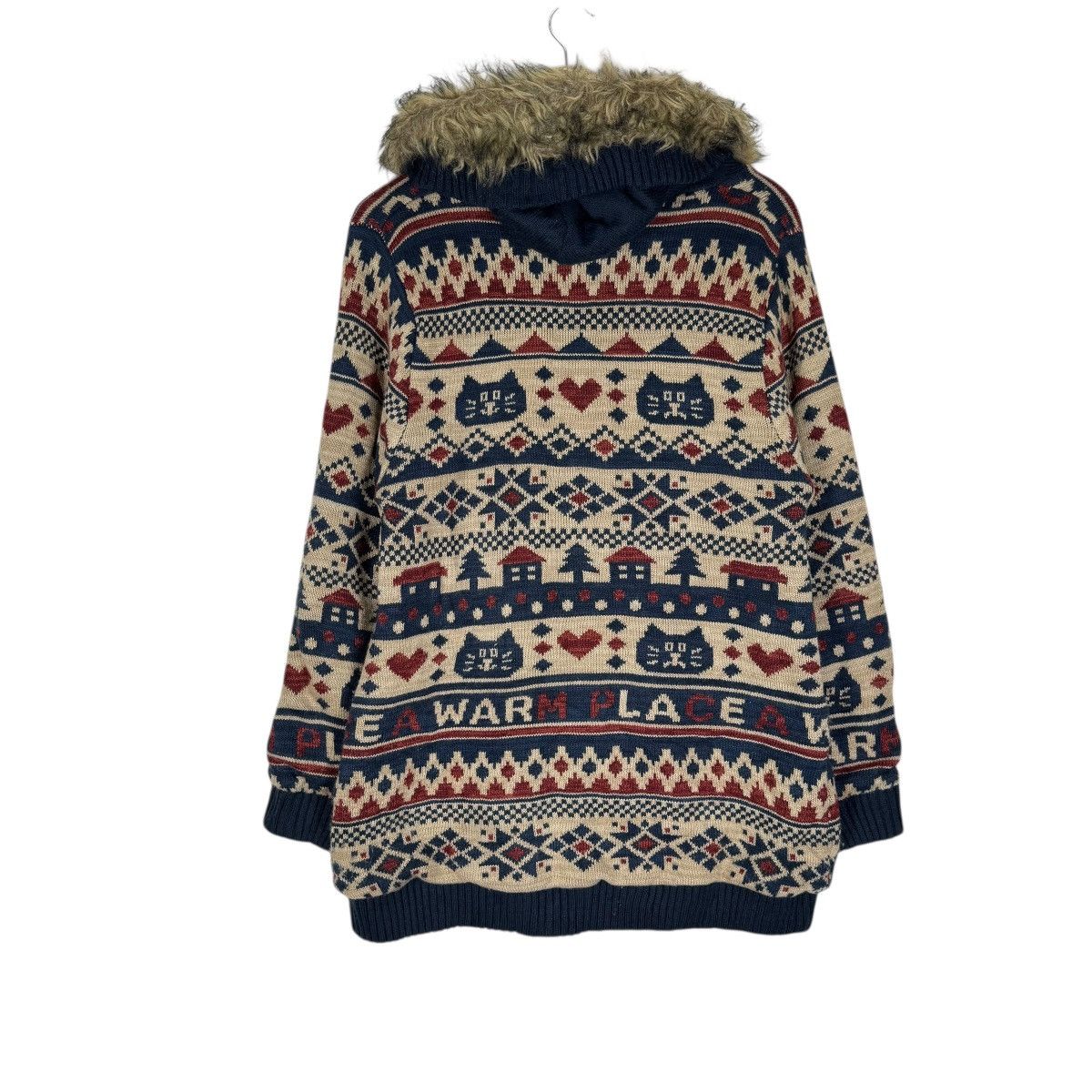 Issey Miyake ☀️ROUGH KNITWEAR FUR HOODIE JACKET LIKE NE NET Size M / US 6-8 / IT 42-44 - 9 Thumbnail
