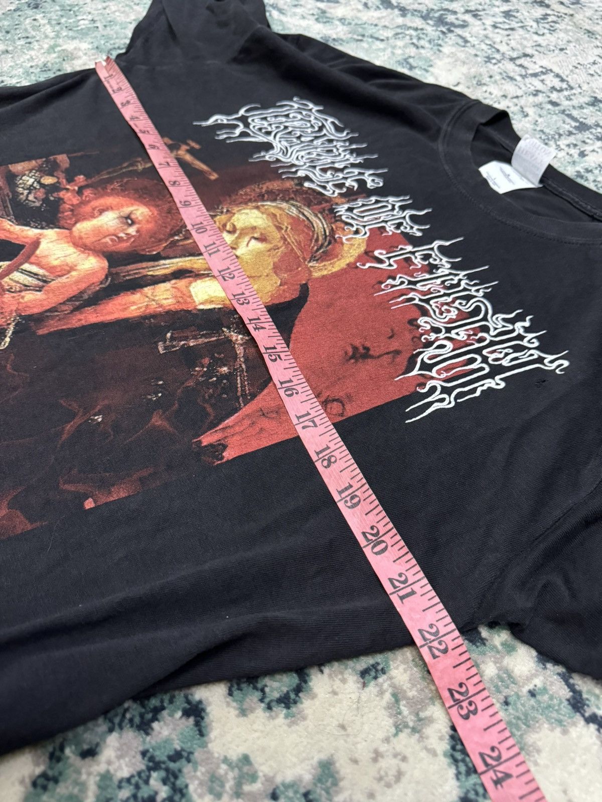 Band Tees CROPPED 2003 CRADDLE OF FILTH BLACK METAL FOR BASTARDS SHIRT Size US L / EU 52-54 / 3 - 5 Thumbnail
