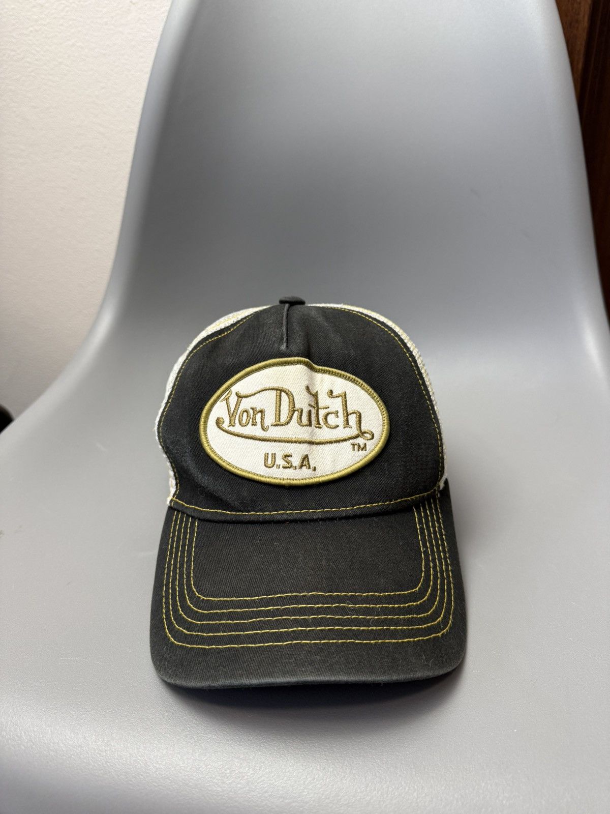 Von Dutch Vintage Von Dutch USA trucker cap hat Y2K Size ONE SIZE - 2 Thumbnail