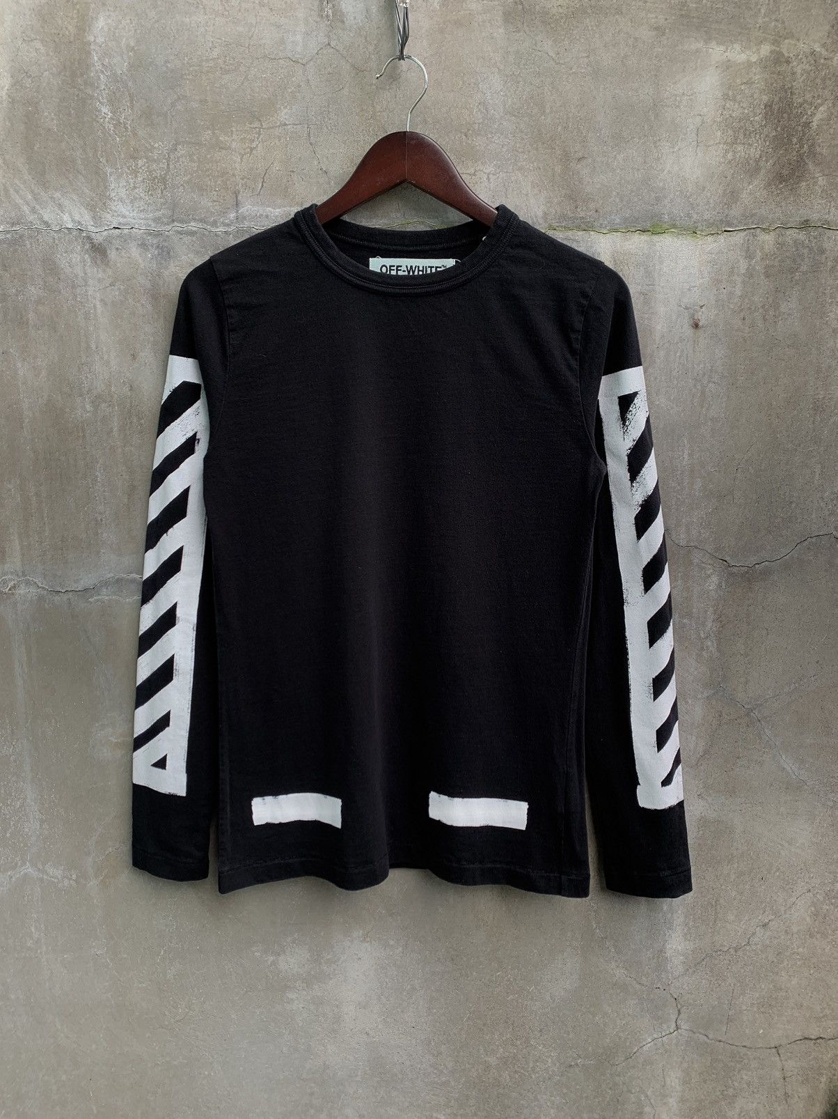 Off-White Brushed Diagonals Long Sleeve Size US XXS / EU 40 - 2 Thumbnail