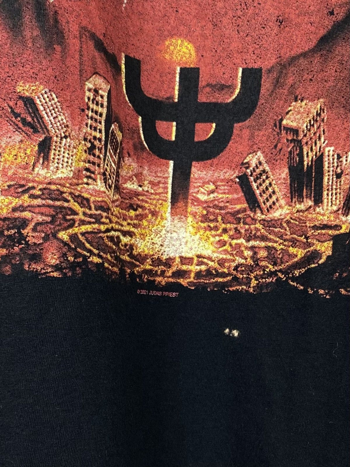 Band Tees Gildan Judas Priest Pain Killer Band T-Shirt Size XXL Black Size US XXL / EU 58 / 5 - 5 Thumbnail