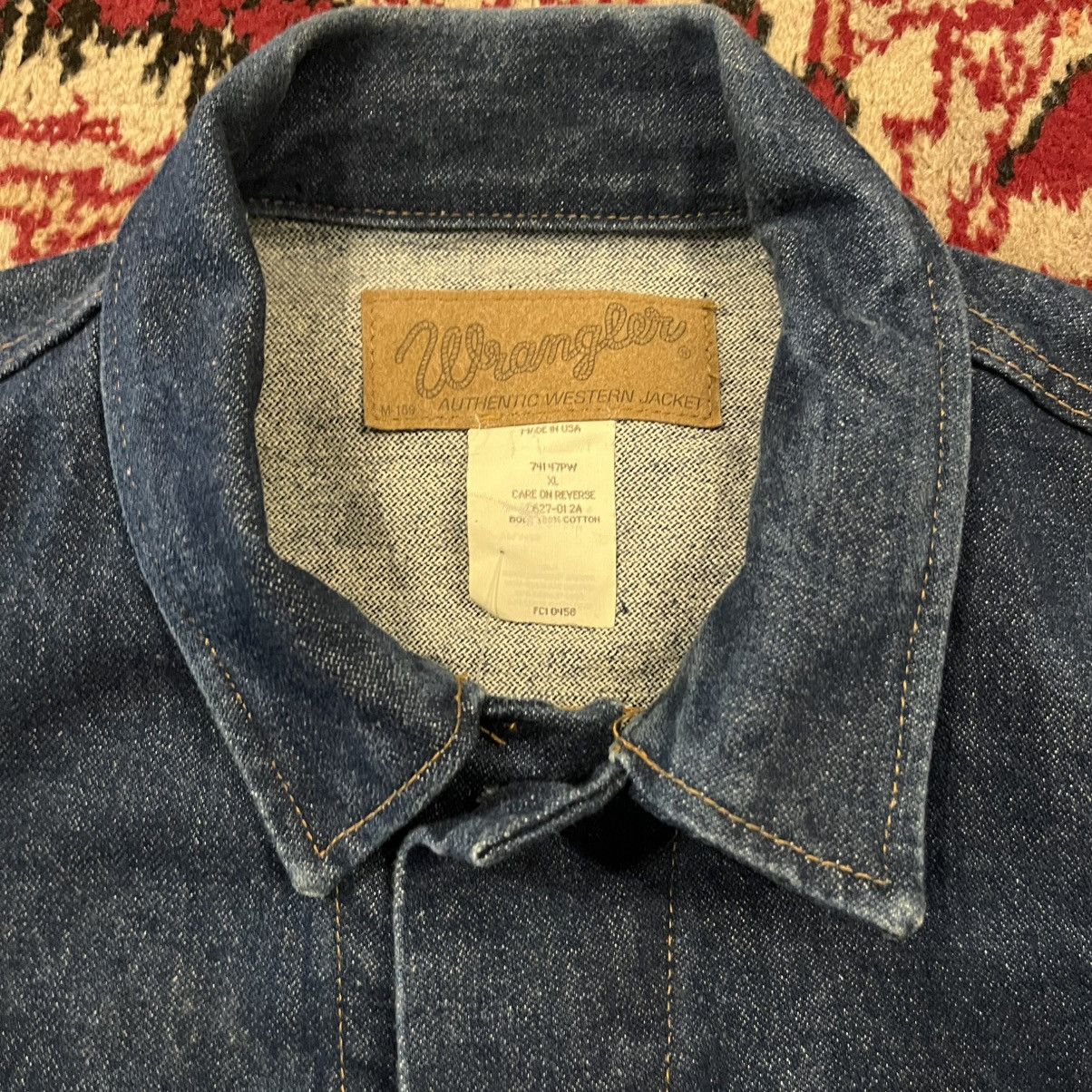 Wrangler Vintage Wrangler denim western jacket Size US XL / EU 56 / 4 - 3 Thumbnail