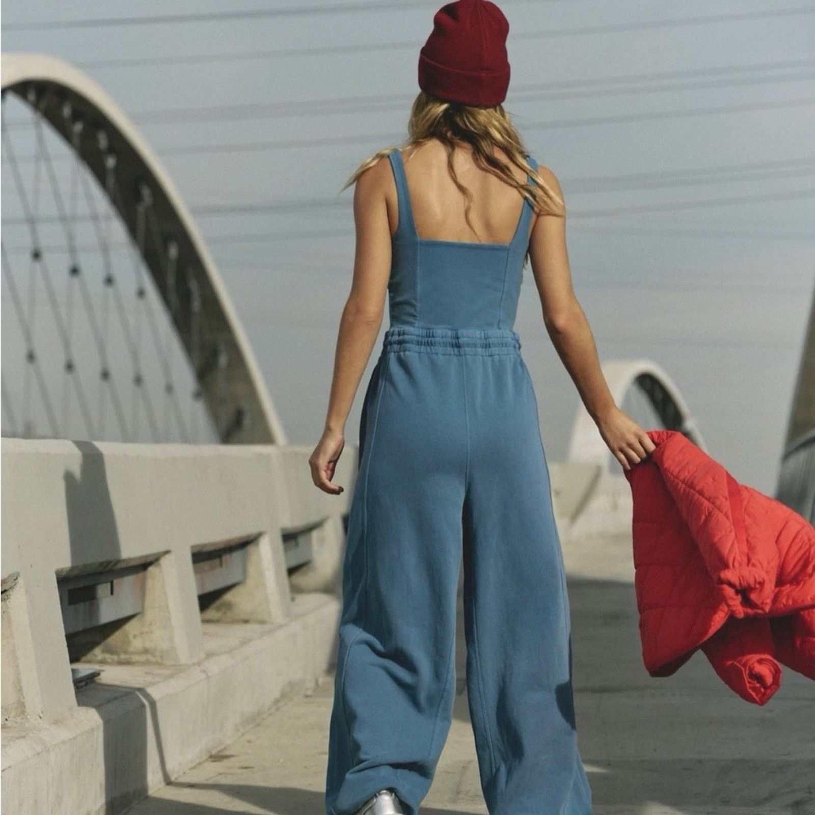 Free People Free People Movement Inbound Jumpsuit Romper Skyline XS Size 26" / US 2 / IT 38 - 2 Thumbnail