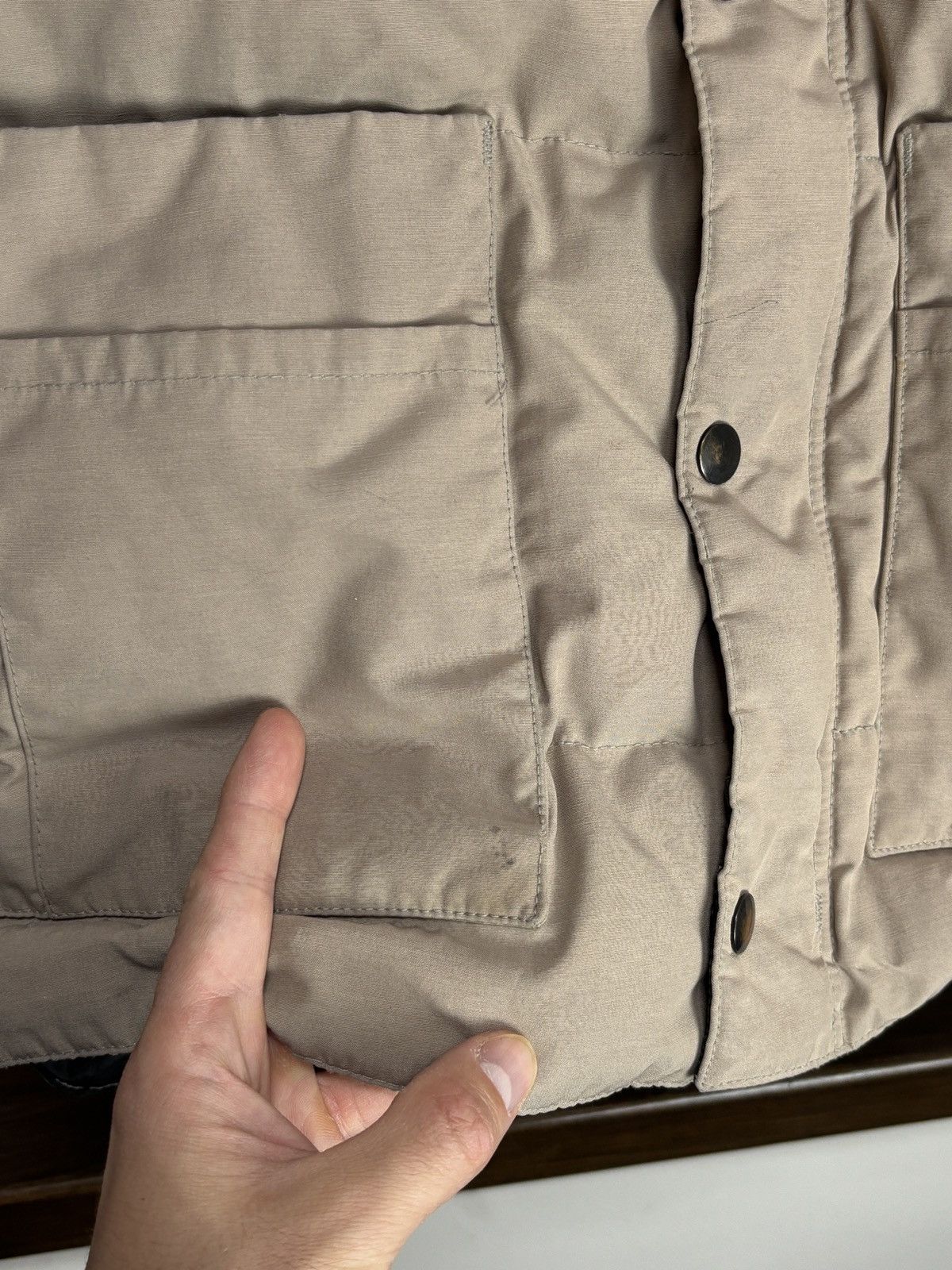 Canada Goose Canada Goose Beige Vintage Puffer Down Vest Size US S / EU 44-46 / 1 - 4 Thumbnail