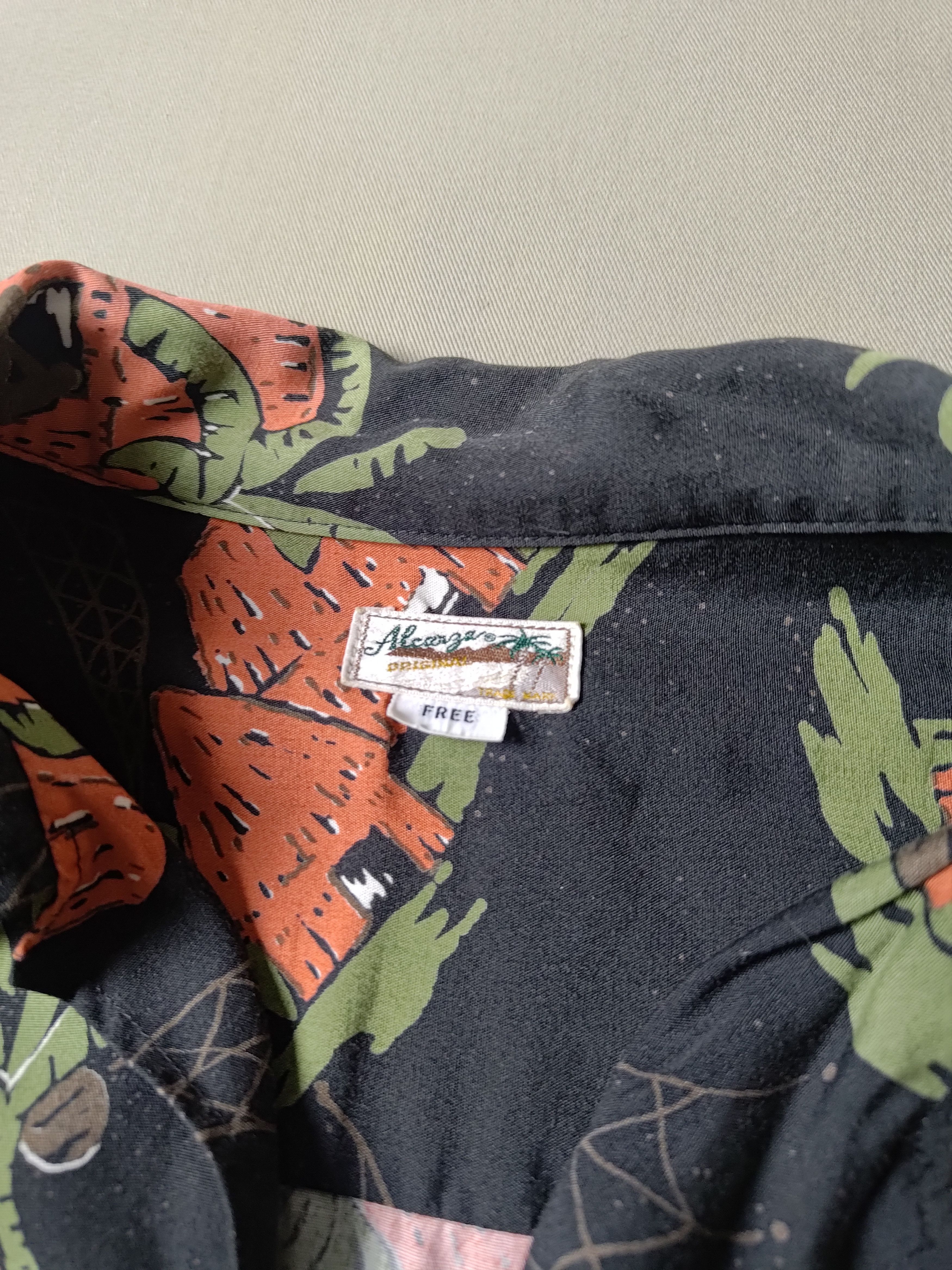 Other Sold Out - Vintage Alcarza Hawaiian Aloha Shirt Rayon 100% Size US XXS / EU 40 - 4 Thumbnail