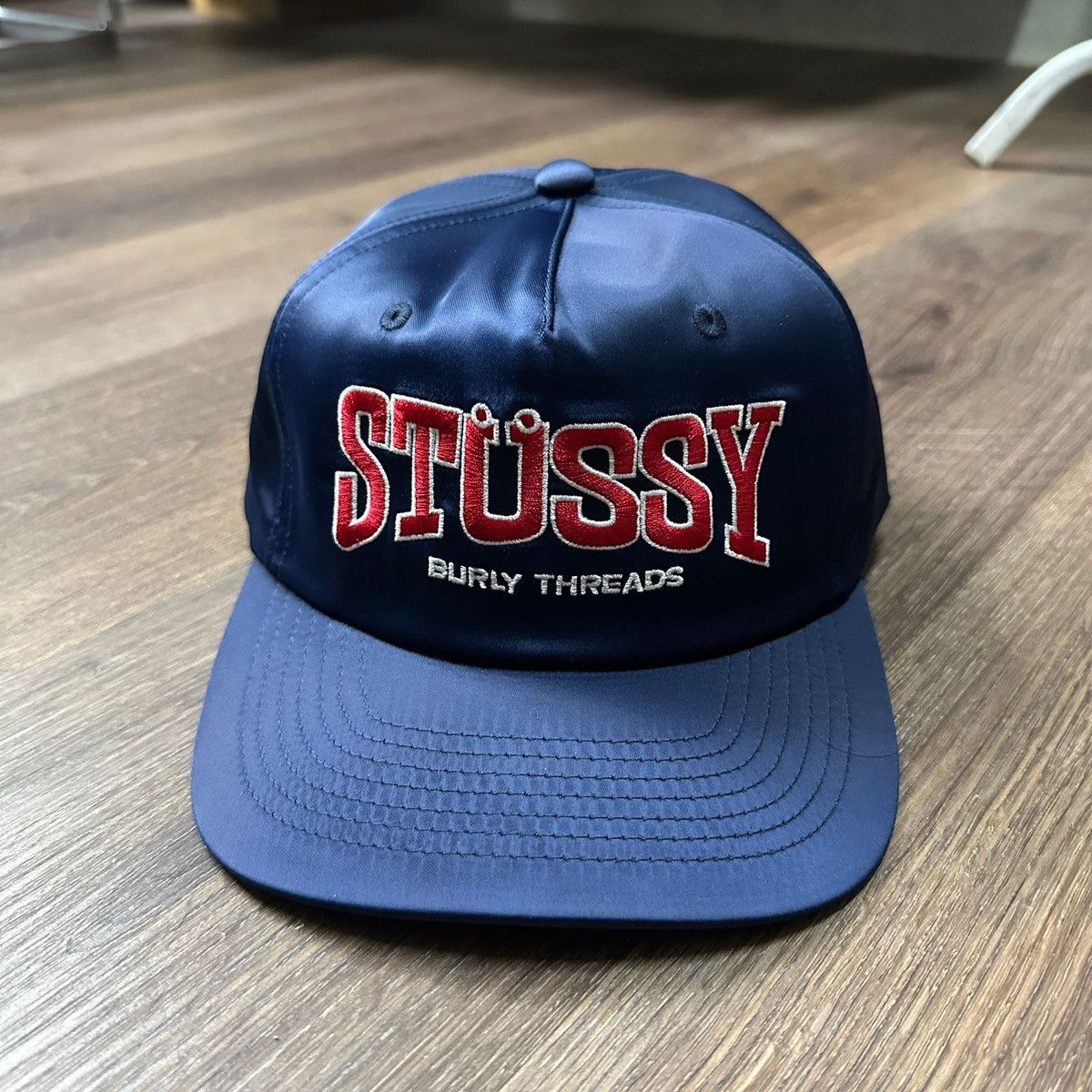 Stussy STUSSY MD BURLY THREADS CAP - NAVY Size ONE SIZE - 1 Thumbnail